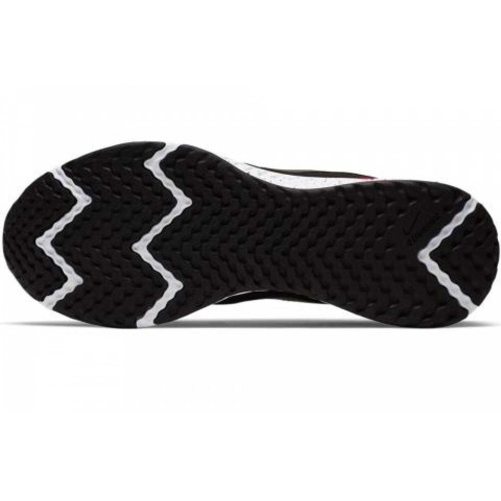 Tenis nike revolution 5 negro rojo bq3204003