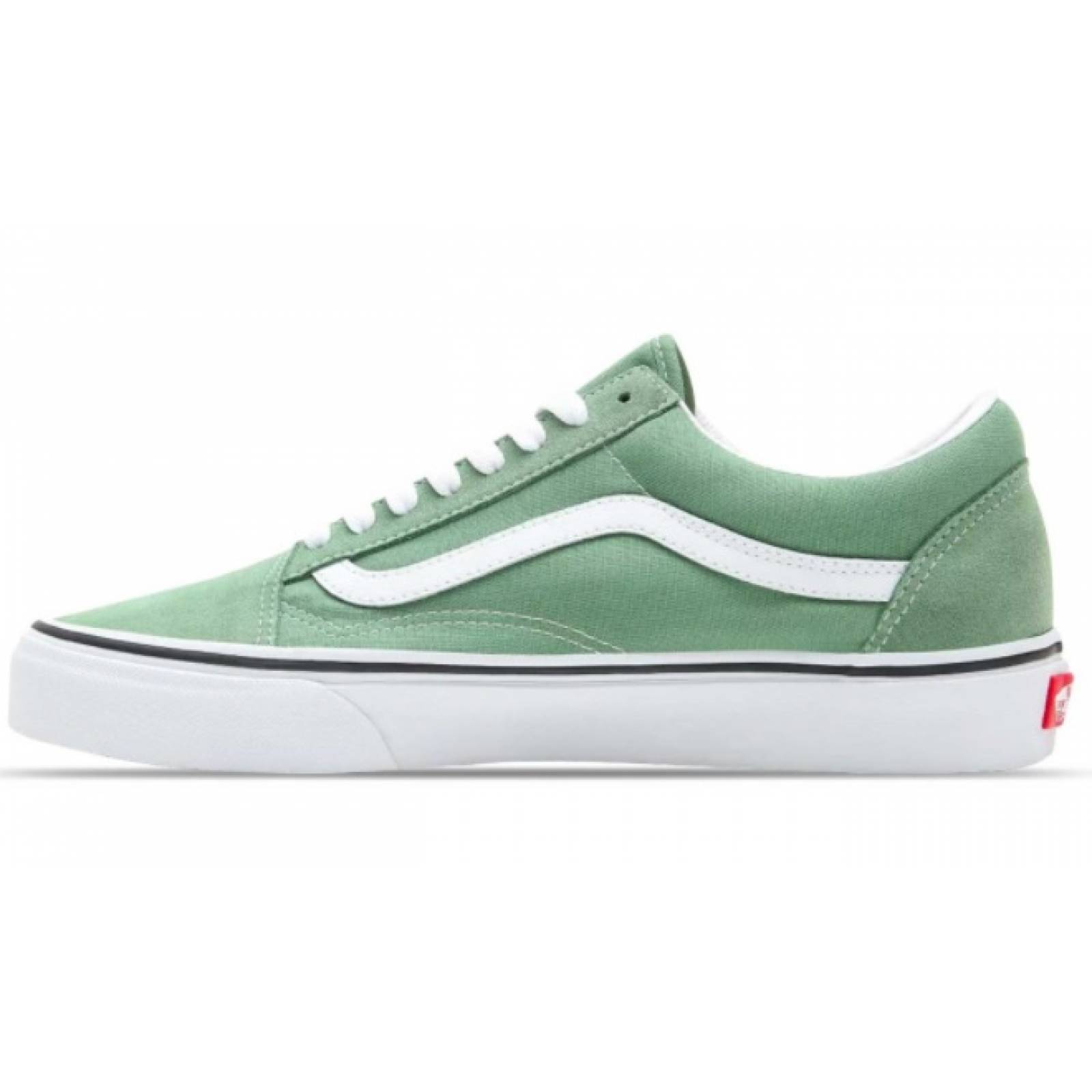 Vans old cheap skool mujer verdes