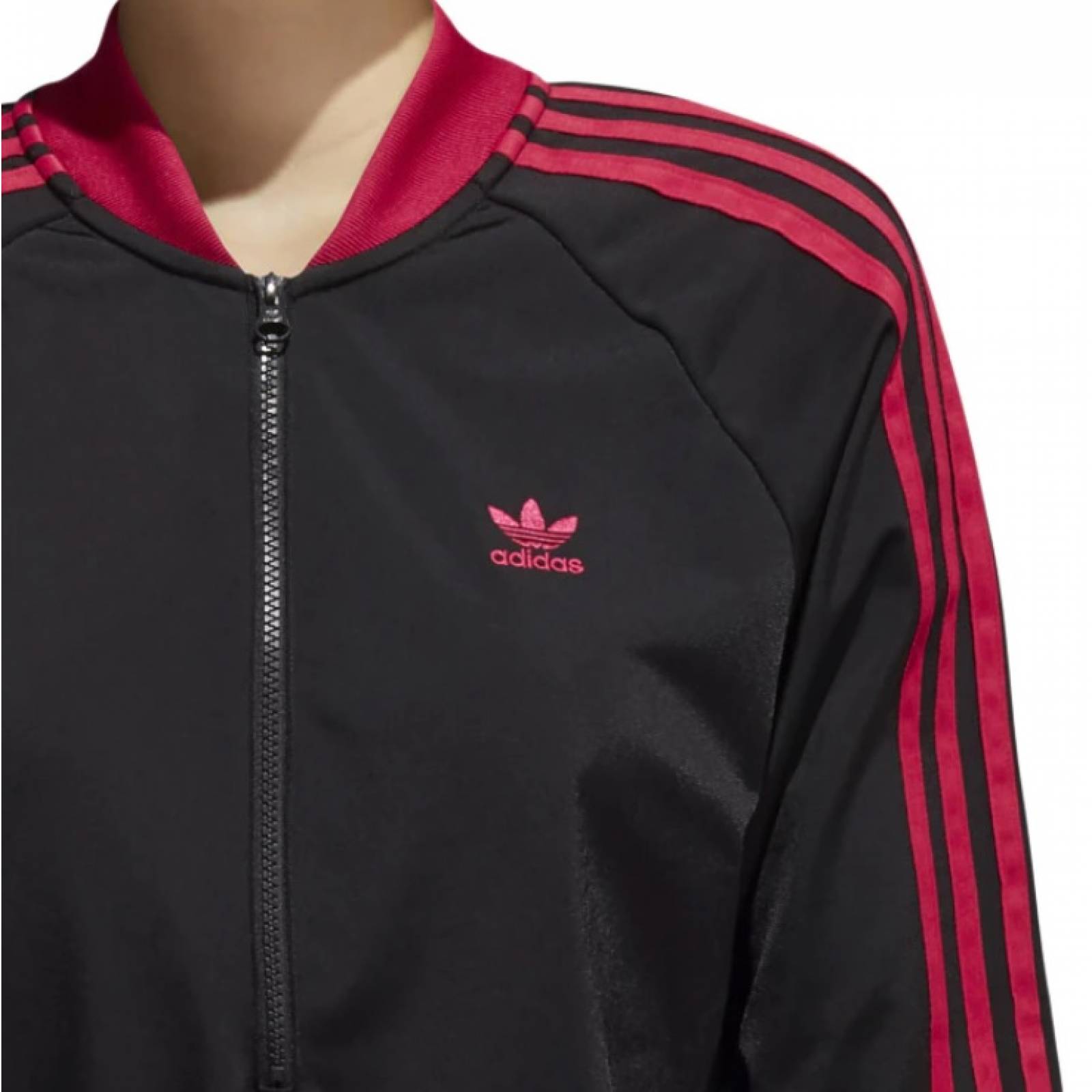 Conjunto adidas jump suit negro morado