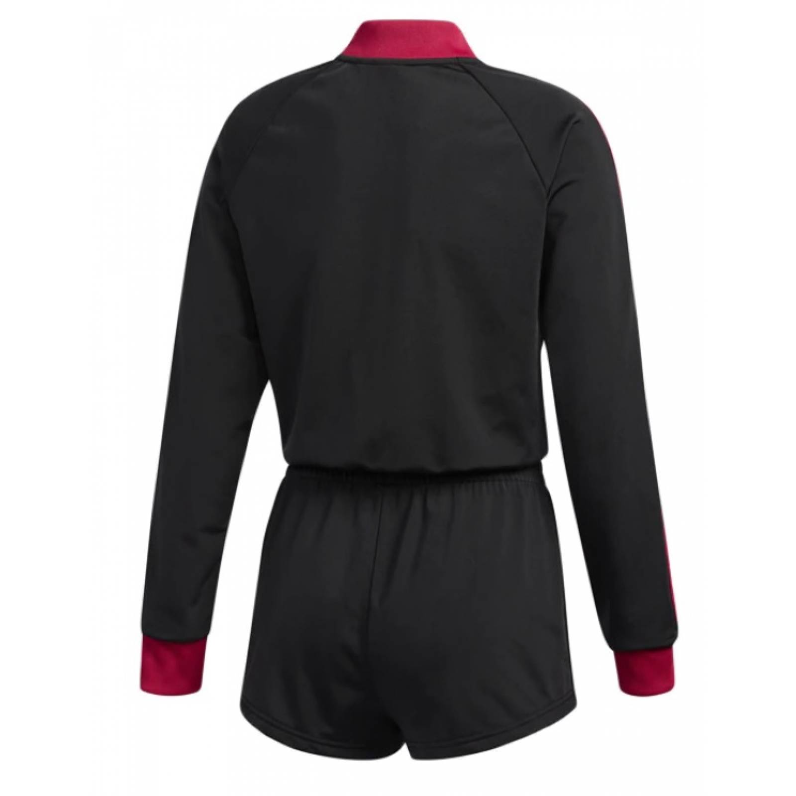 Conjunto adidas jump suit negro morado