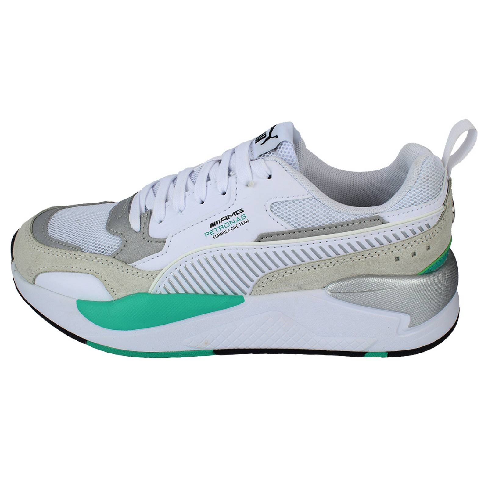 TENIS PUMA XRAY MERCEDES BLANCO VERDE 30675501