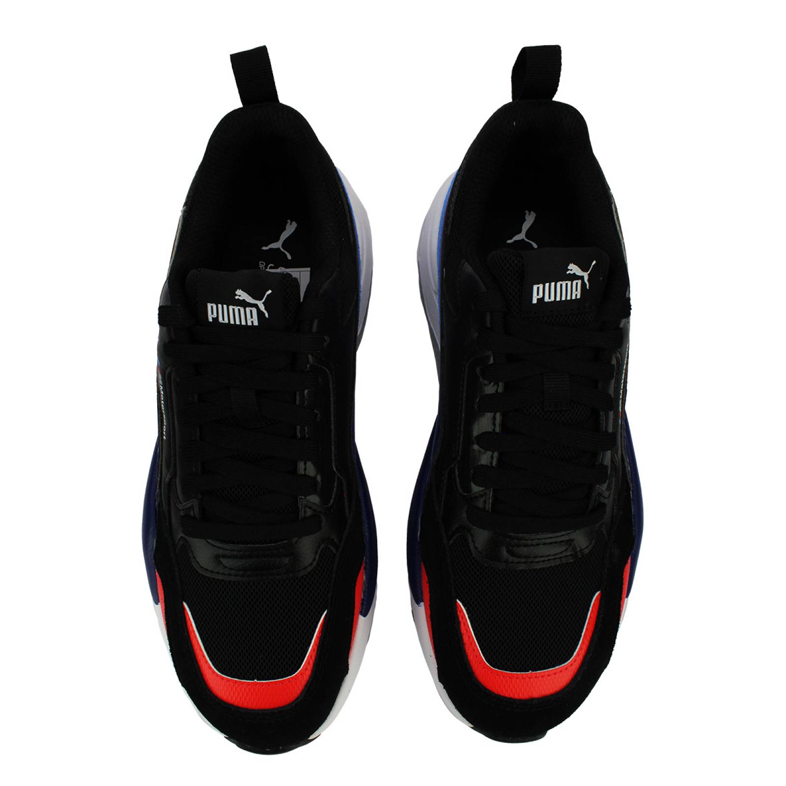 TENIS PUMA BMW MMS X-RAY 2.0 NEGRO AZUL ROJO 30677101