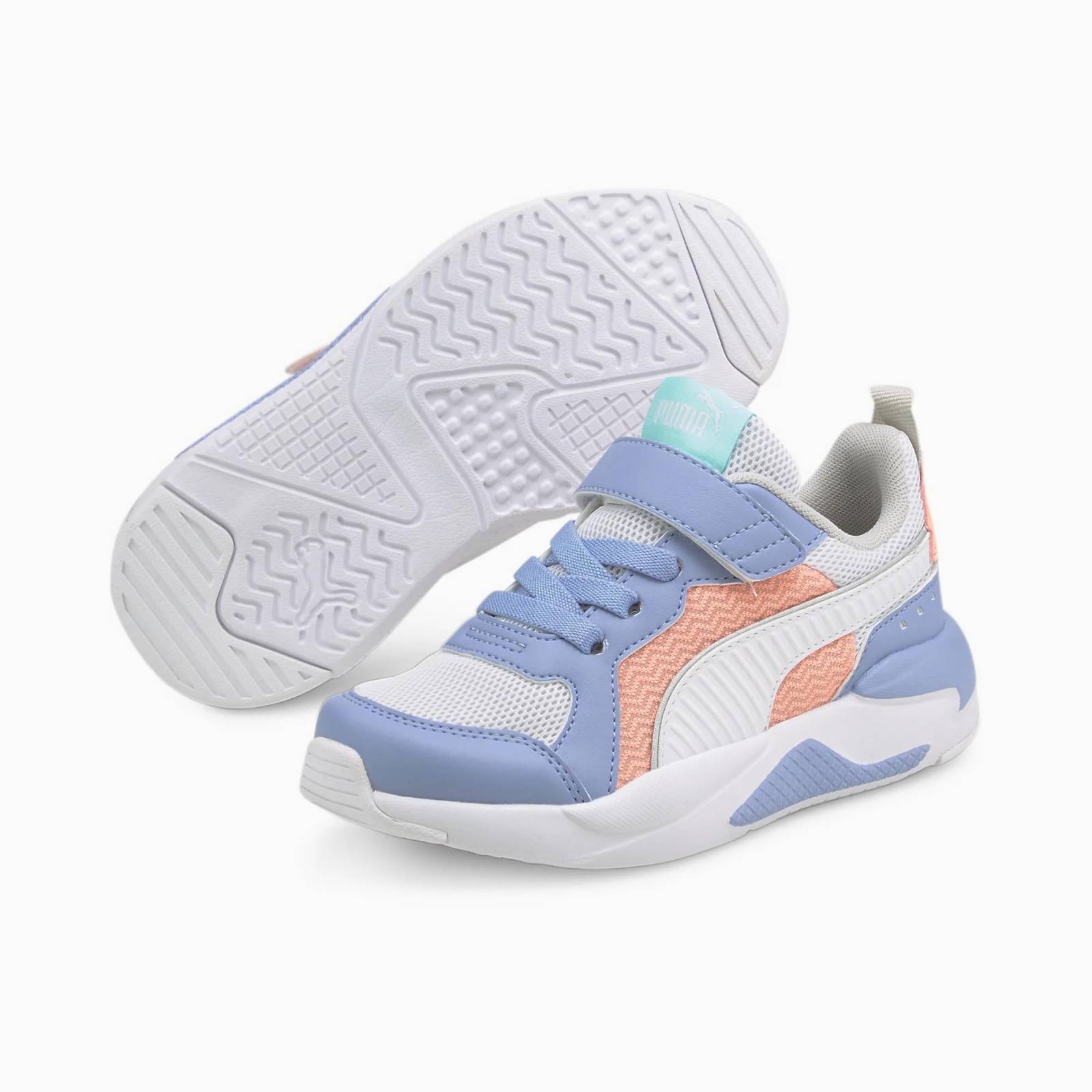 TENIS PUMA XRAY NEON PASTEL AZUL ROSA 37504102