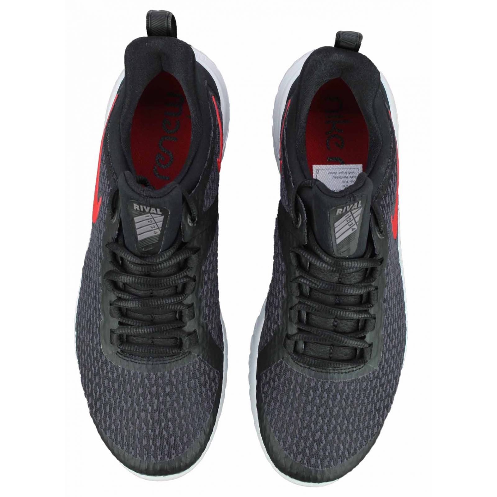 TENIS NIKE RENEW RIVAL CABALLERO NEGRO ROJO AA7400016
