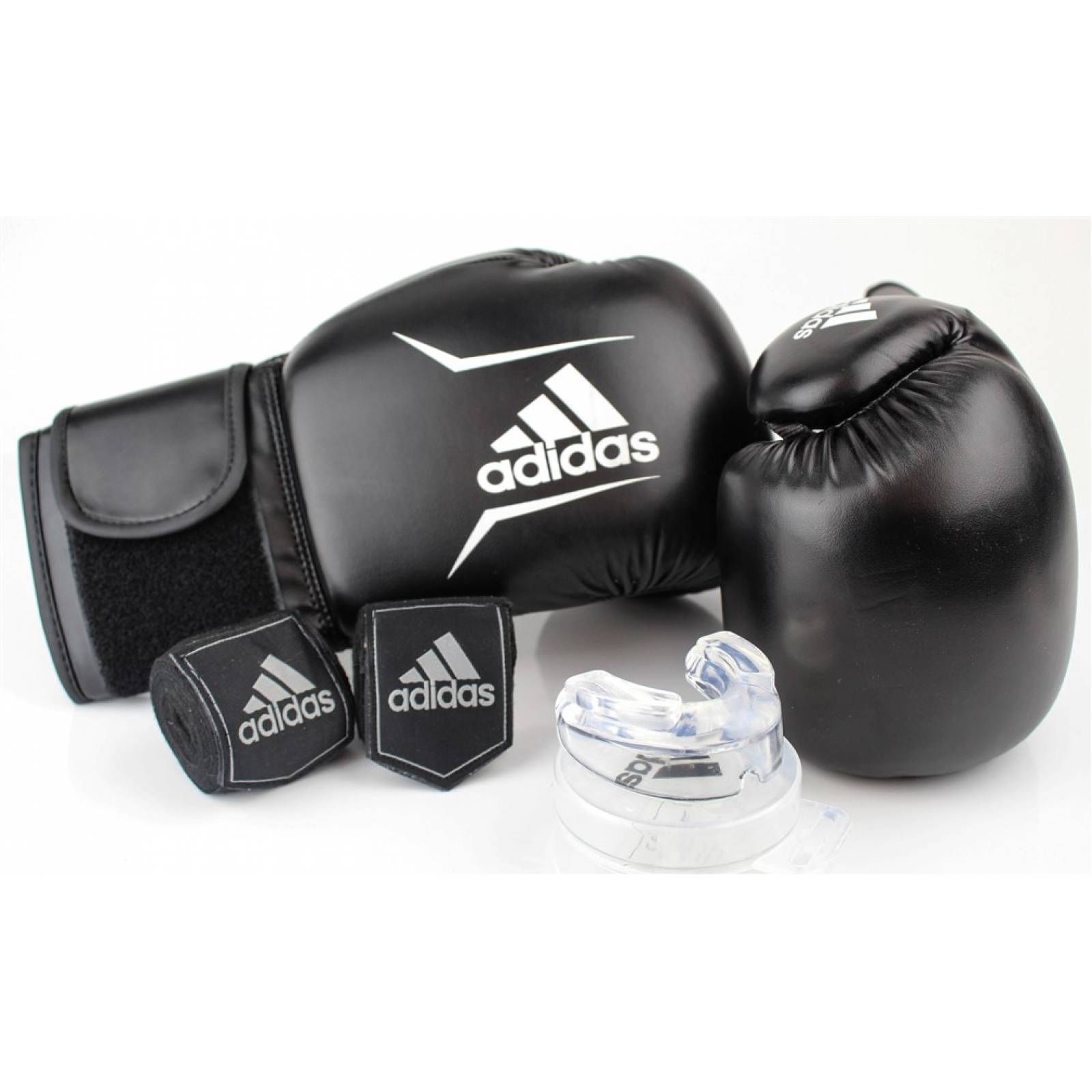 SET DE BOXEO ADIDAS ADIDAS 14 OZ (GUANTES, BUCAL Y VENDAS) BPKIT01S14