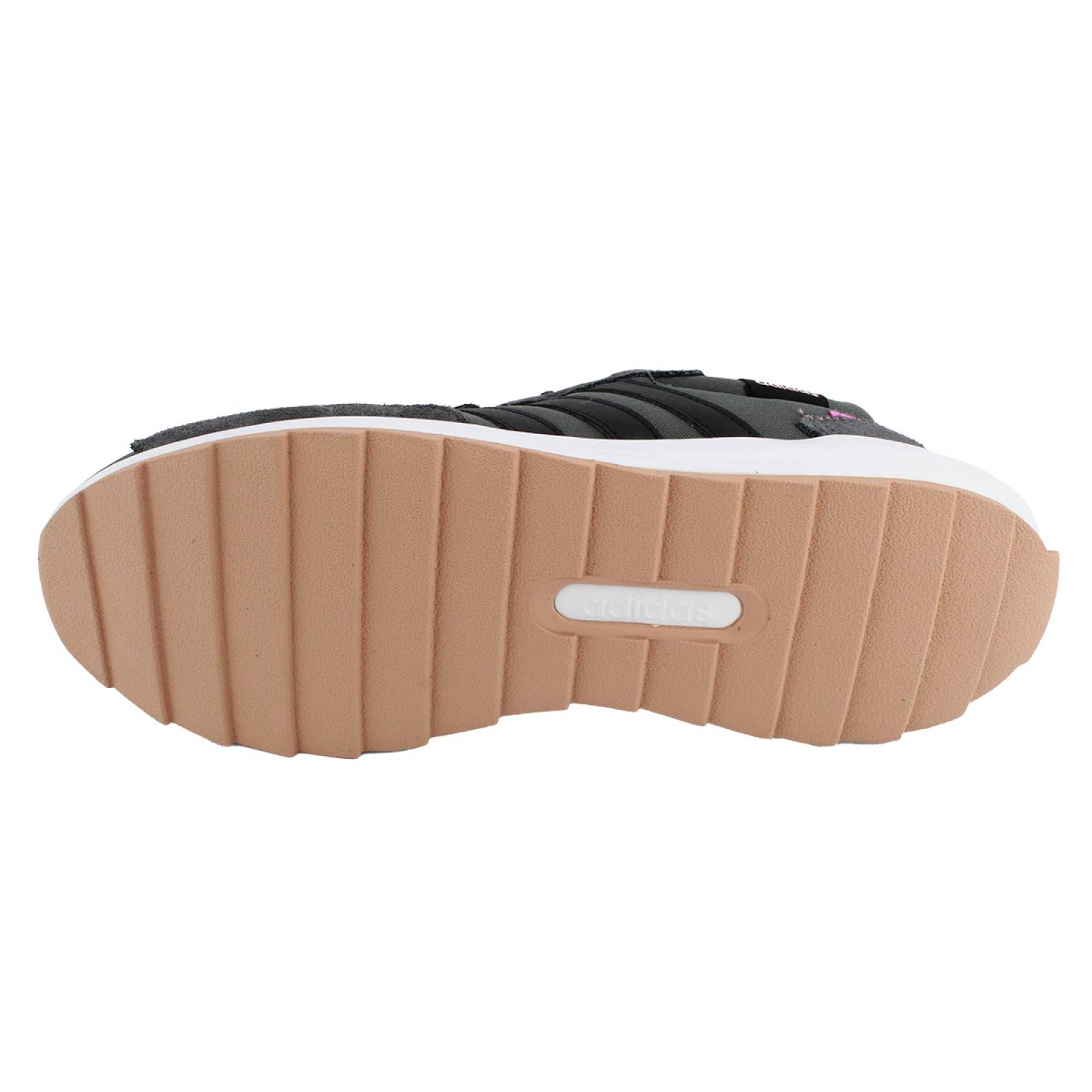 TENIS ADIDAS RETRO RUN GRIS ROSA FY8417