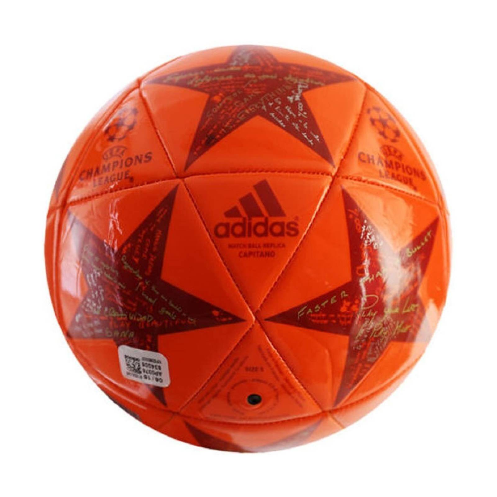 BALON ADIDAS CAPITANO CHAMPIONS LEAGUE NARANJA AP0376