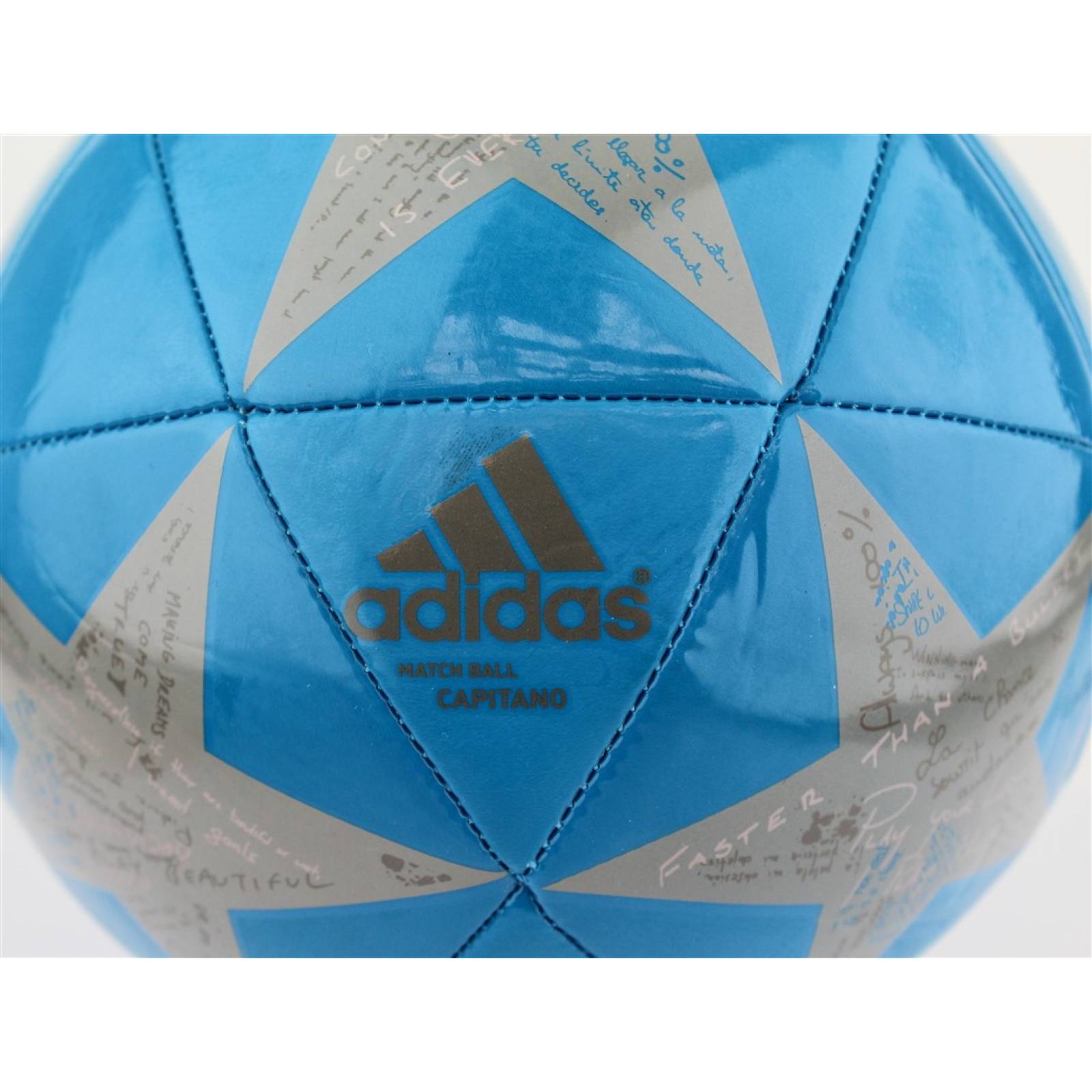 BALON ADIDAS CAPITANO CHAMPIONS LEAGUE AZUL GRIS AP0377