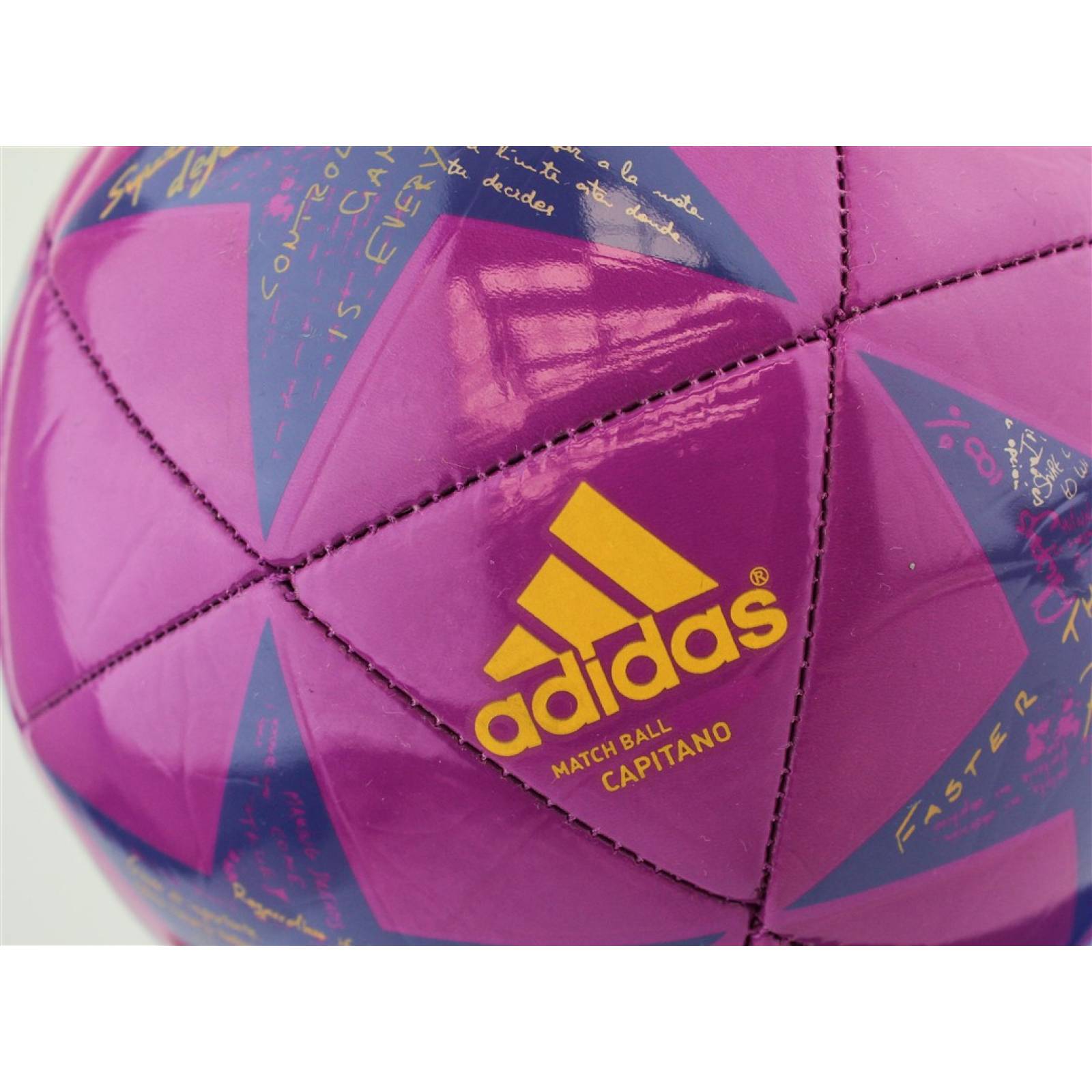 BALON ADIDAS CAPITANO CHAMPIONS LEAGUE MORADO AP0378