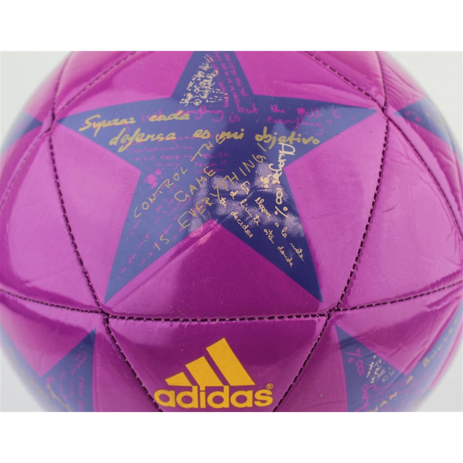 BALON ADIDAS CAPITANO CHAMPIONS LEAGUE MORADO AP0378