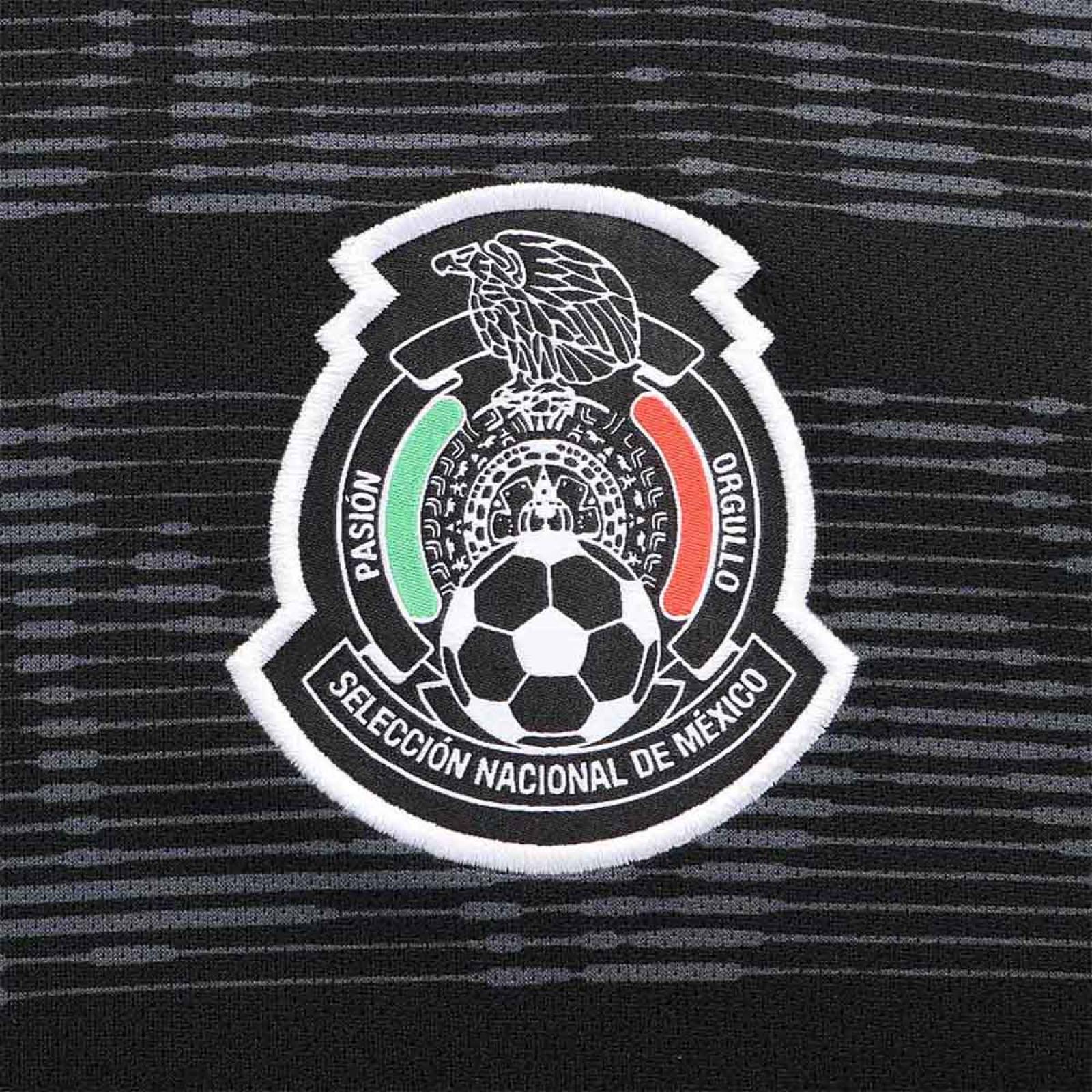 JERSEY ADIDAS MEXICO MANGA LARGA NEGRO CABALLERO DP0207