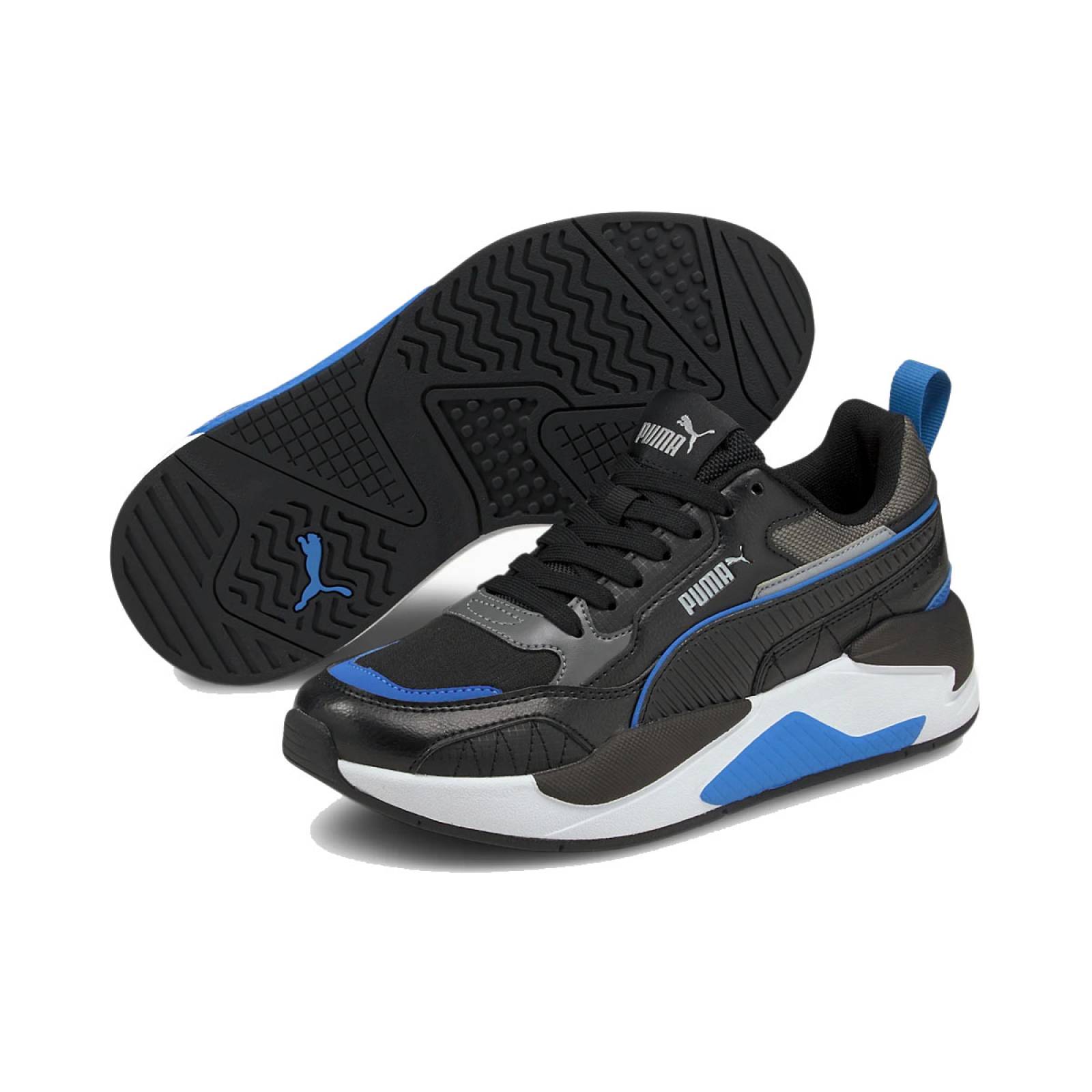 Tenis Puma X-Ray 2 Square Nightfall JR 38087201 Negro Azul