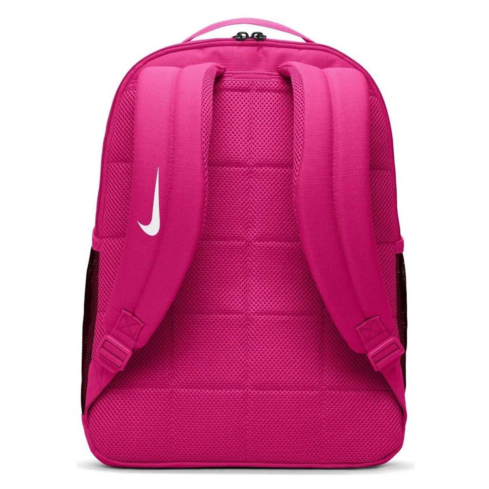 MOCHILA NIKE BRASILIA KIDS ROSA NEGRO BA6029615