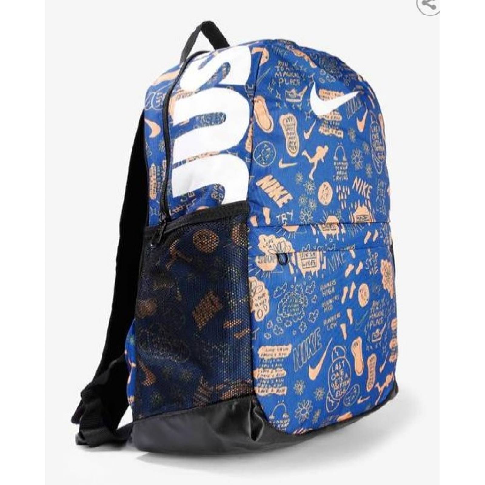MOCHILA NIKE BRASILIA ESTAMPADO AZUL NARANJA BA6068438