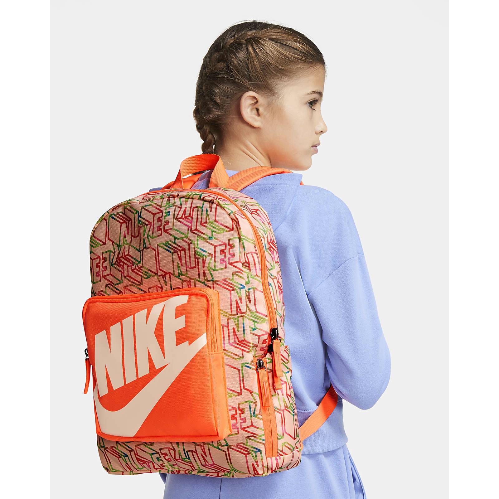 MOCHILA NIKE CLASSIC NARANJA BLANCO CU8335854