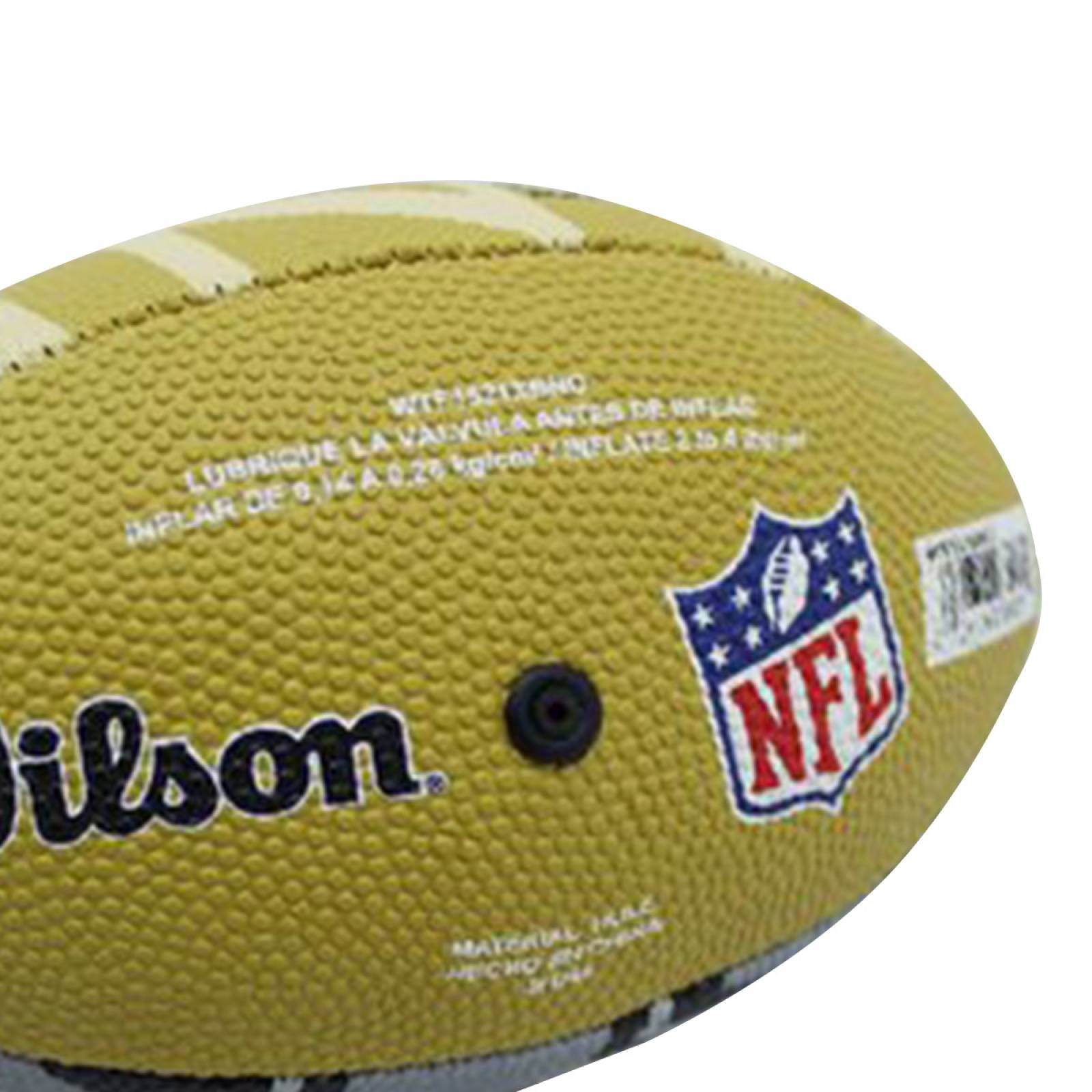 BALON WILSON FUTBOL AMERICANO SAINTS ORO TF1521XBNO