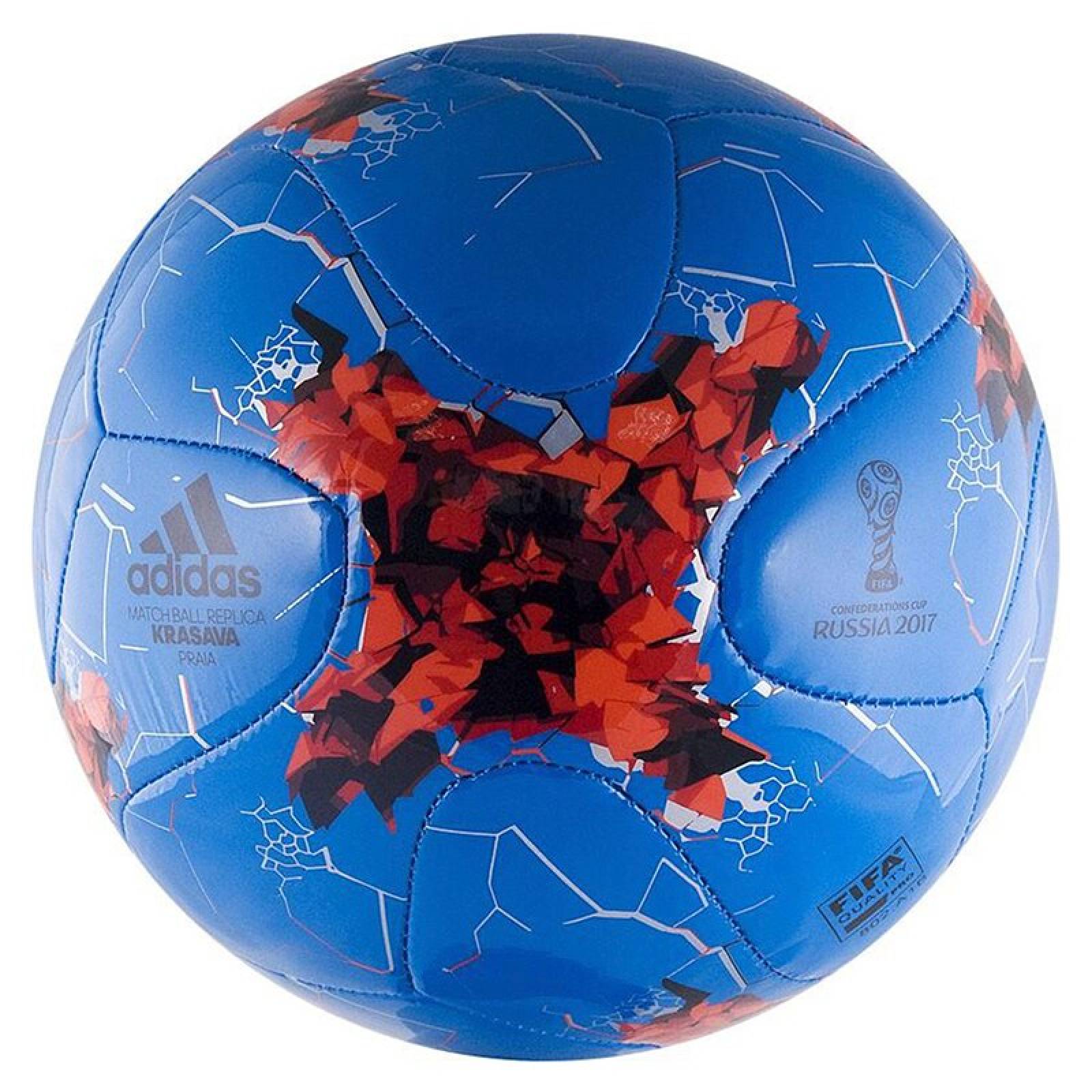 BALON ADIDAS CONFED KRASAVA AZUL ROJO AZ3196