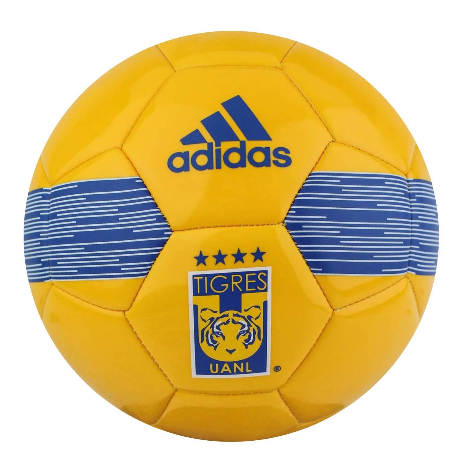BALON ADIDAS TIGRES UANL AMARILLO AZUL BR1593