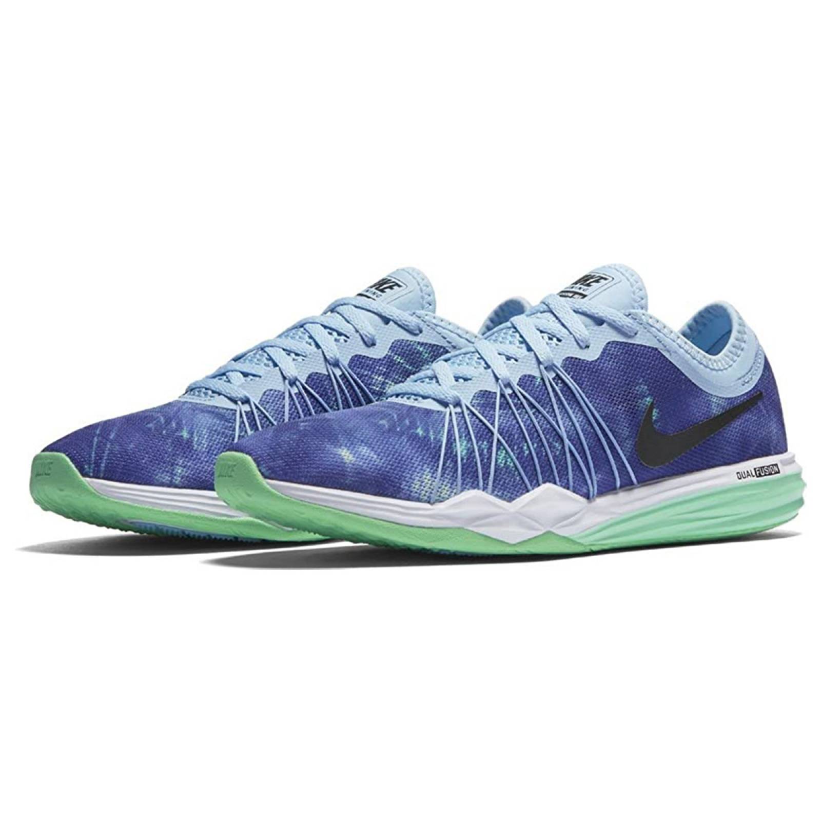 TENIS NIKE DAMA DUAL FUSION AZUL VERDE 844667401