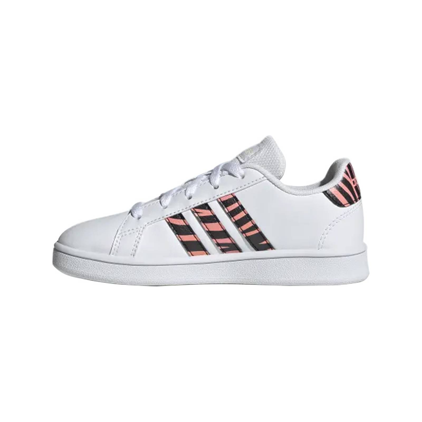 TENIS ADIDAS GRAND COURT BLANCO ZEBRA GZ1067