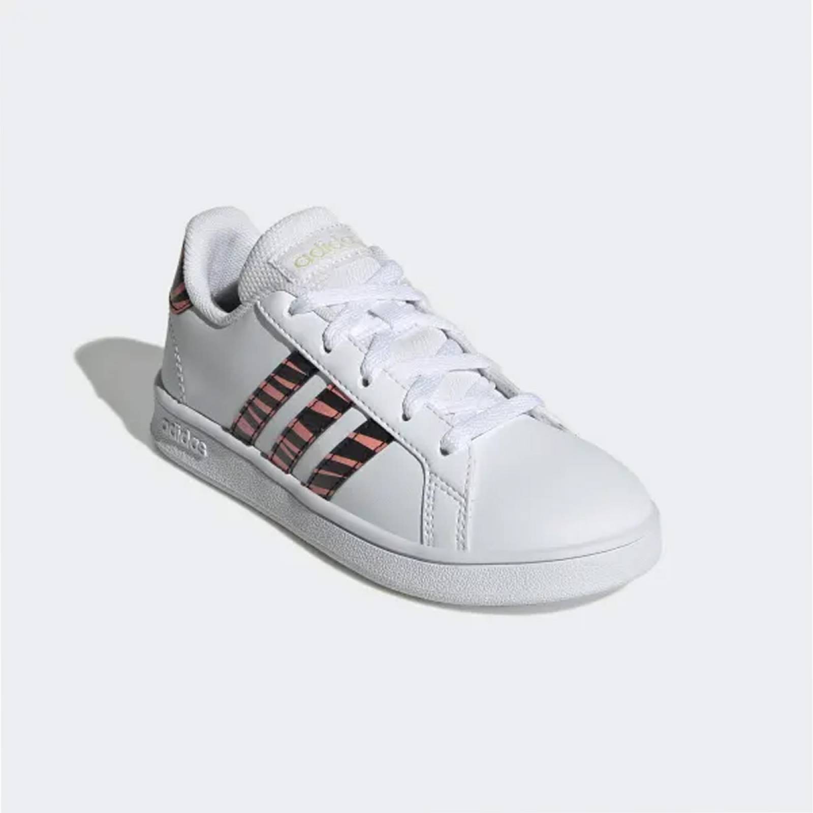 TENIS ADIDAS GRAND COURT BLANCO ZEBRA GZ1067