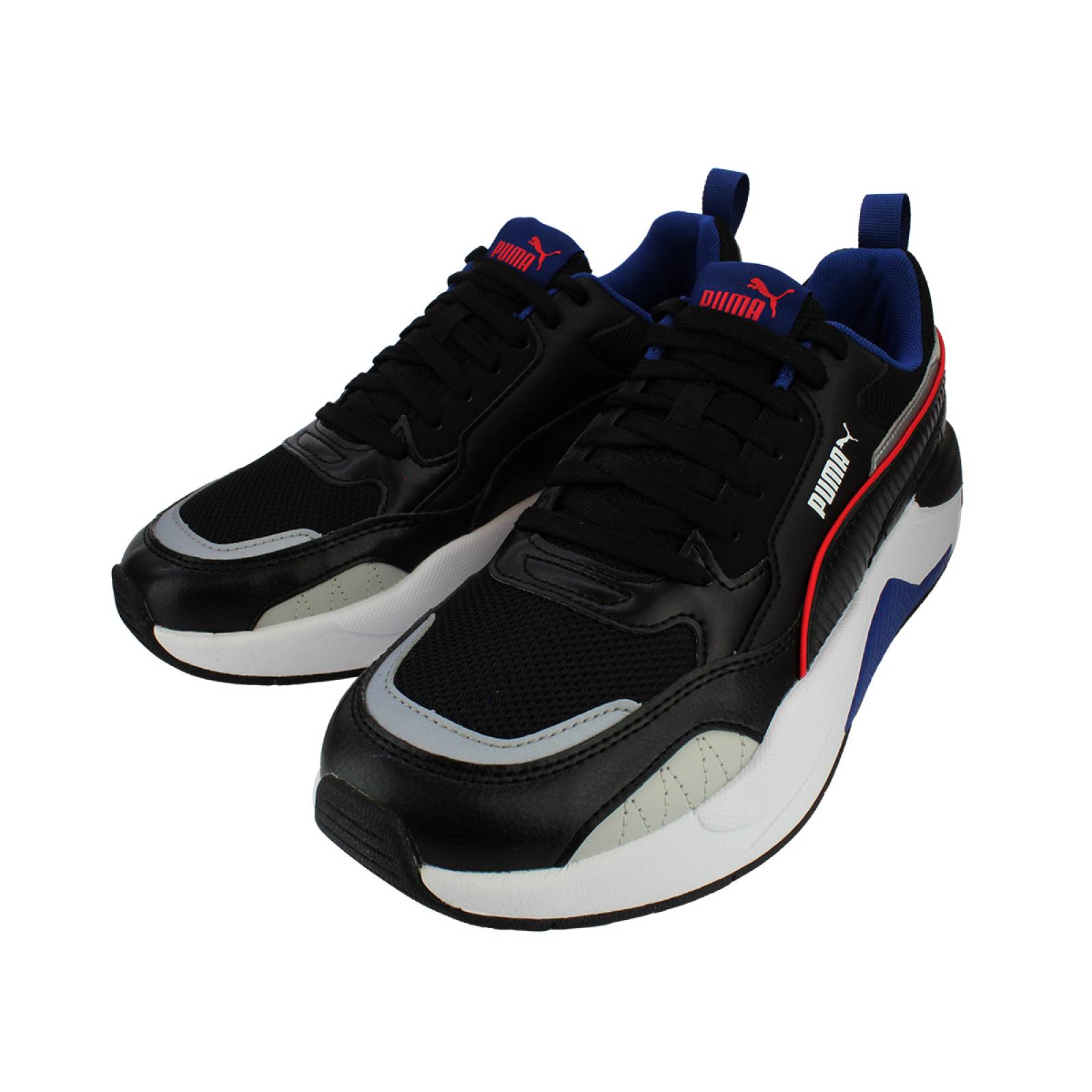 TENIS PUMA X-RAY CABALLERO NEGRO PLATA AZUL