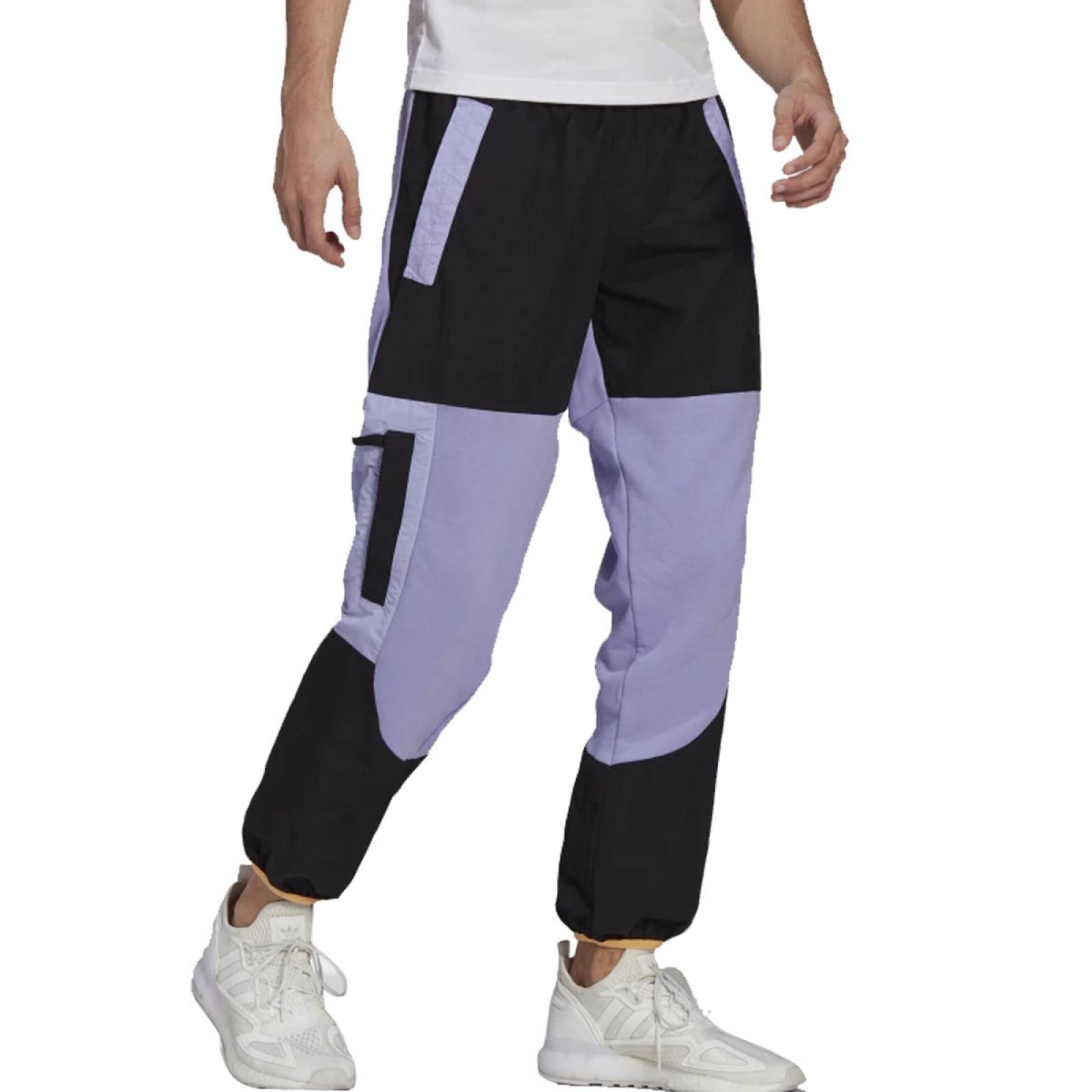PANTS ADIDAS ADVENTURE COLORBLOCK NEGRO MORADO GN2368