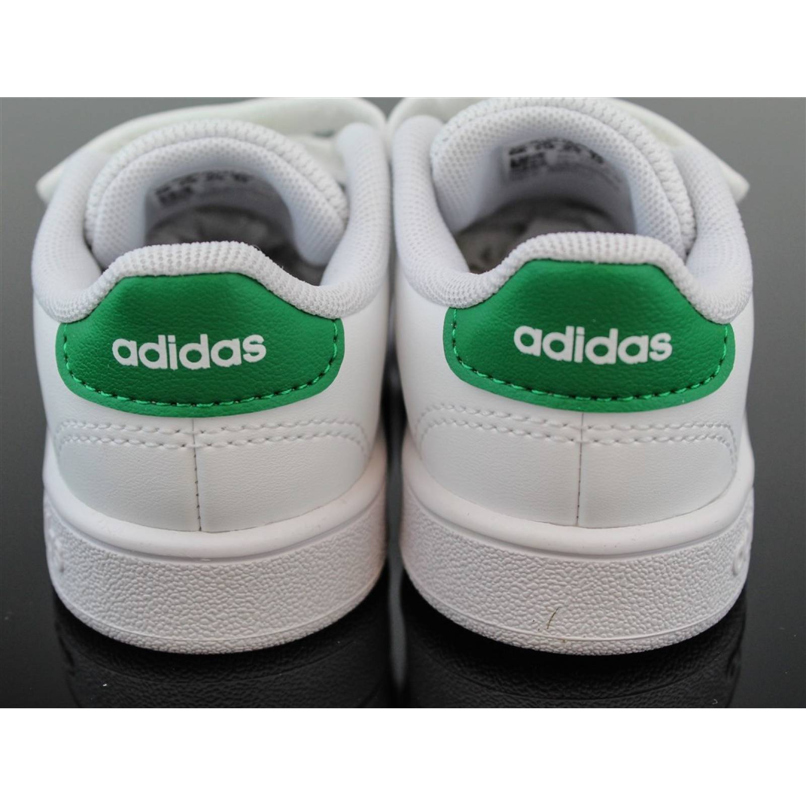TENIS ADIDAS ADVANTAGE I NIÑO BCO VERDE (10.0 - 21.0)