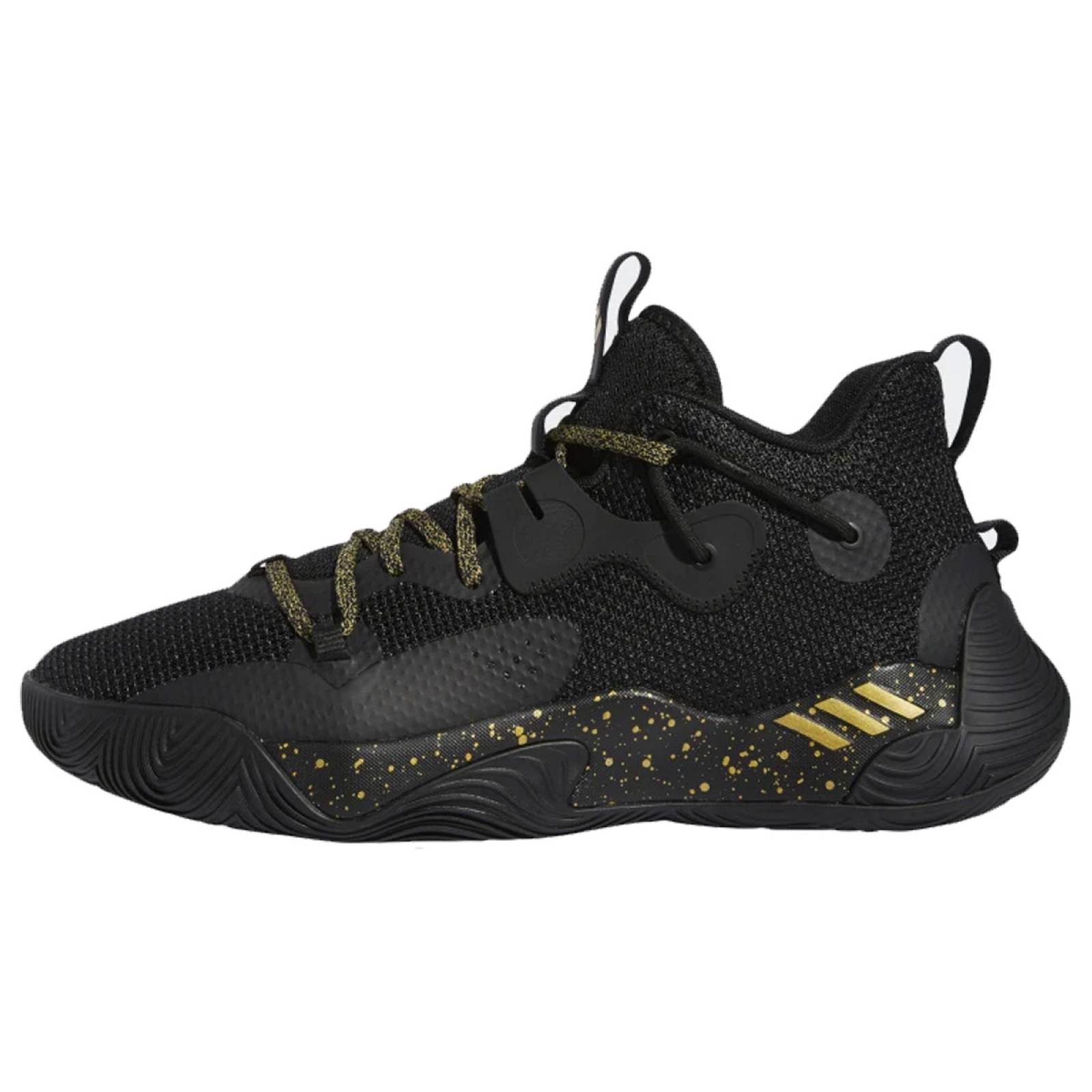 TENIS ADIDAS HARDEN STEPBACK 3 NEGRO ORO GY8631