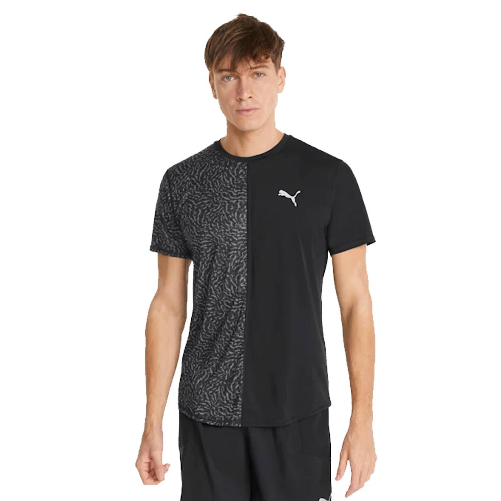 PLAYERA PUMA RUN GRAPHIC NEGRO 52140251
