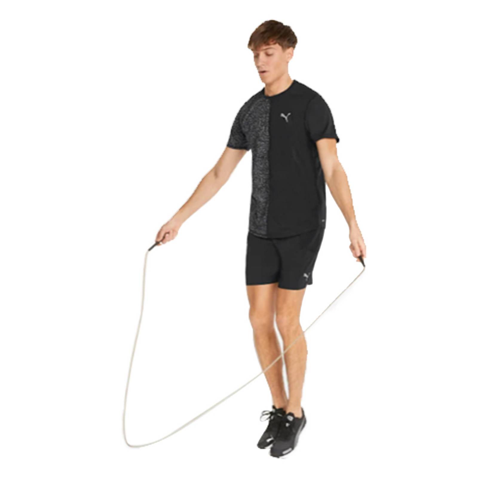 PLAYERA PUMA RUN GRAPHIC NEGRO 52140251