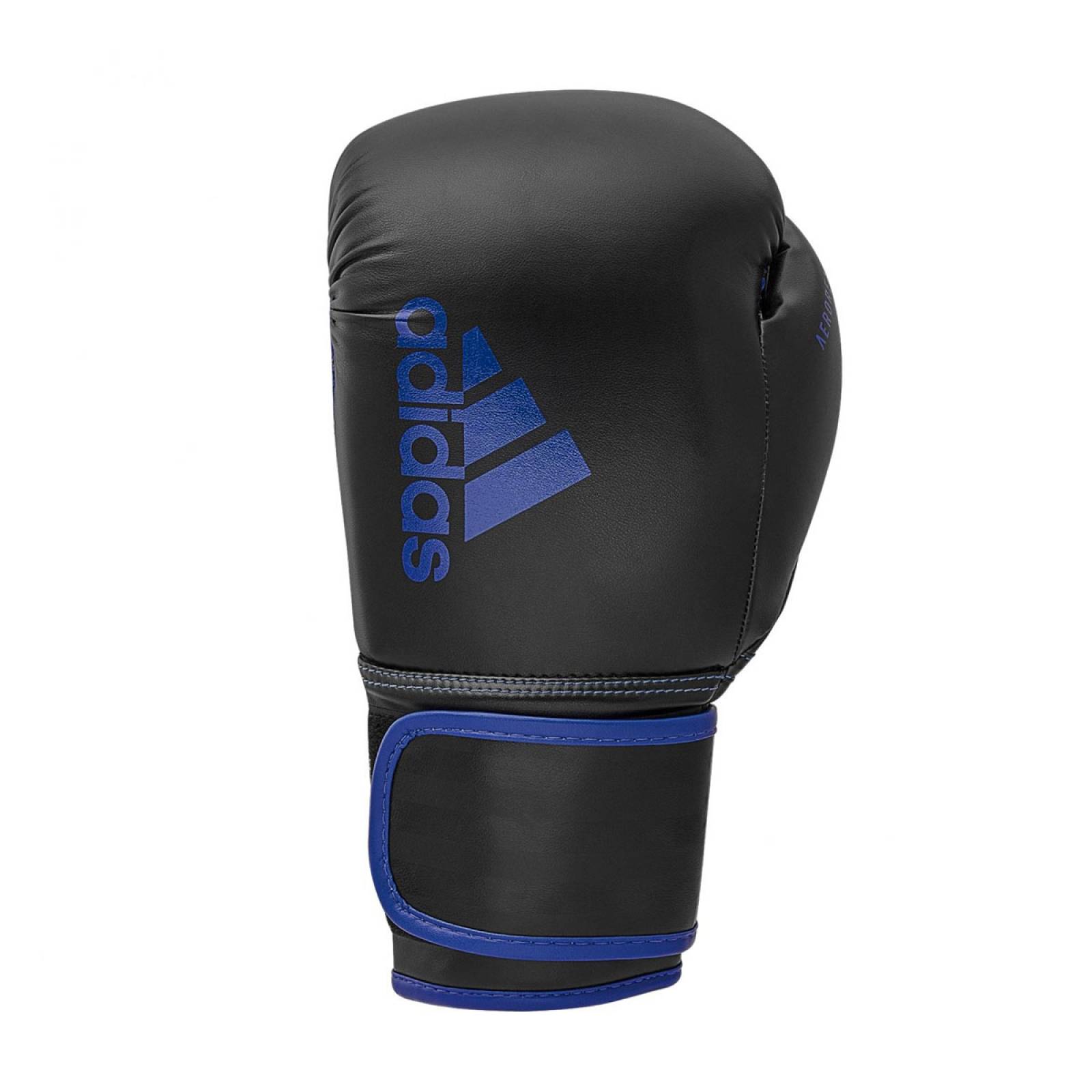 GUANTE DE BOX ADIDAS HYBRID NEGRO AZUL ADIH80AZ