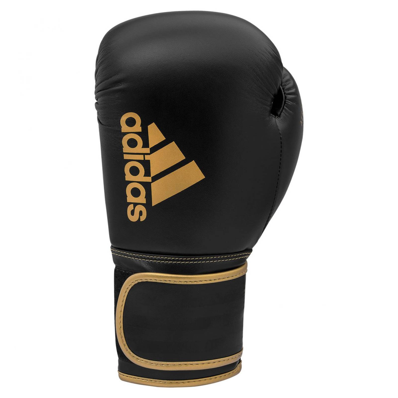 GUANTES DE BOX ADIDAS HYBRID NEGRO ORO ADIH80ORO