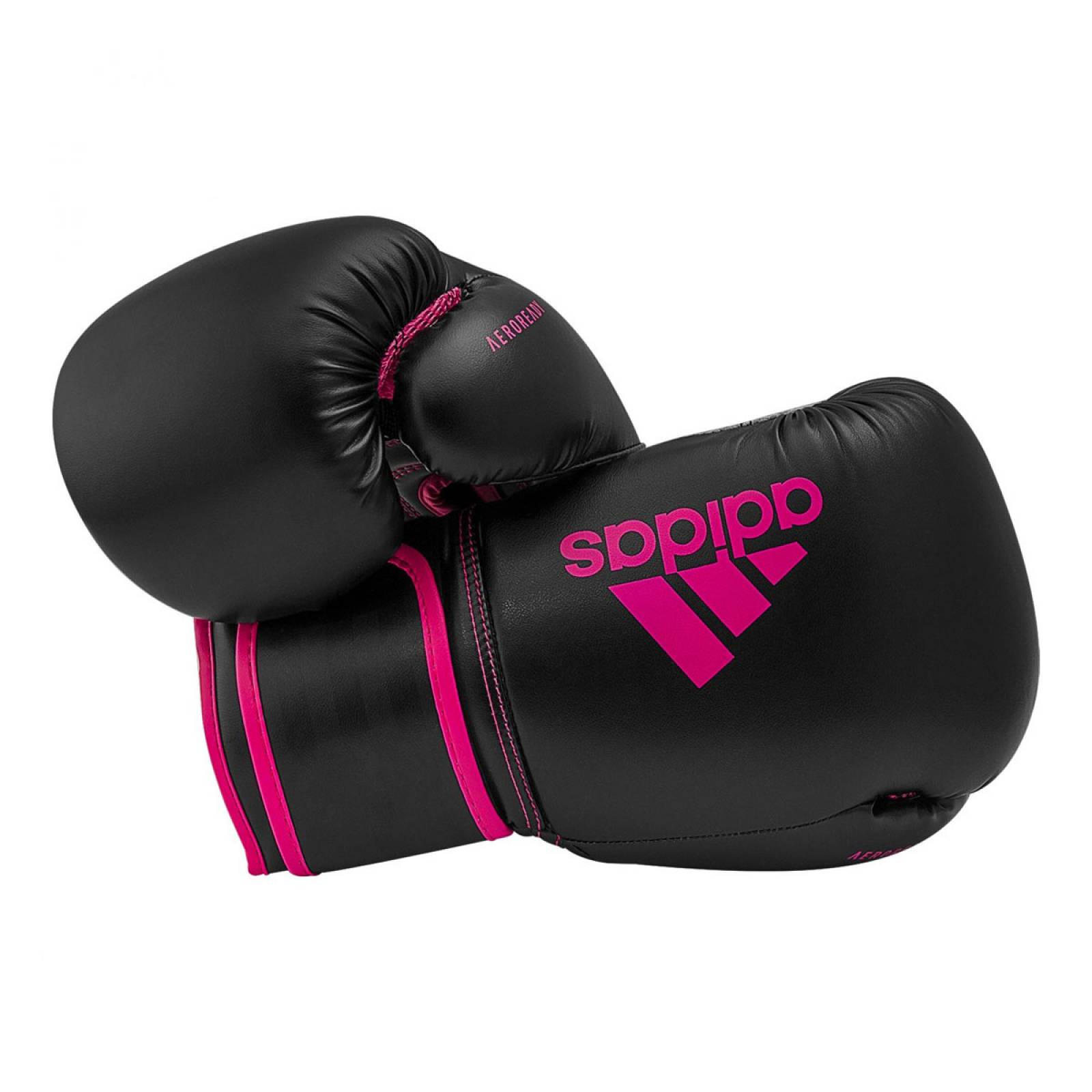 GUANTES DE BOX ADIDAS HYBRID NEGRO ROSA ADIH80RSA