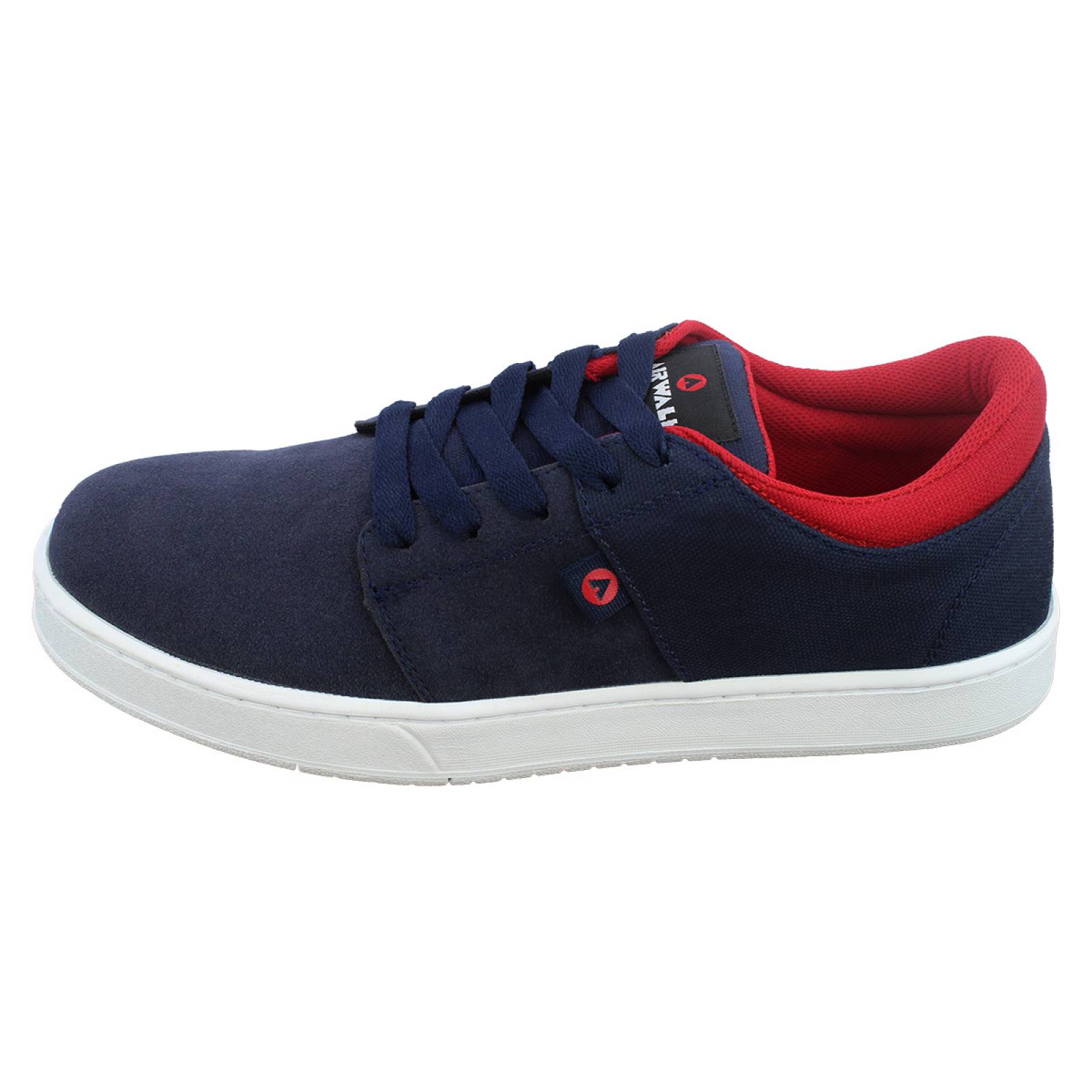 TENIS AIRWALK ROCCO CABALLERO AZUL ROJO