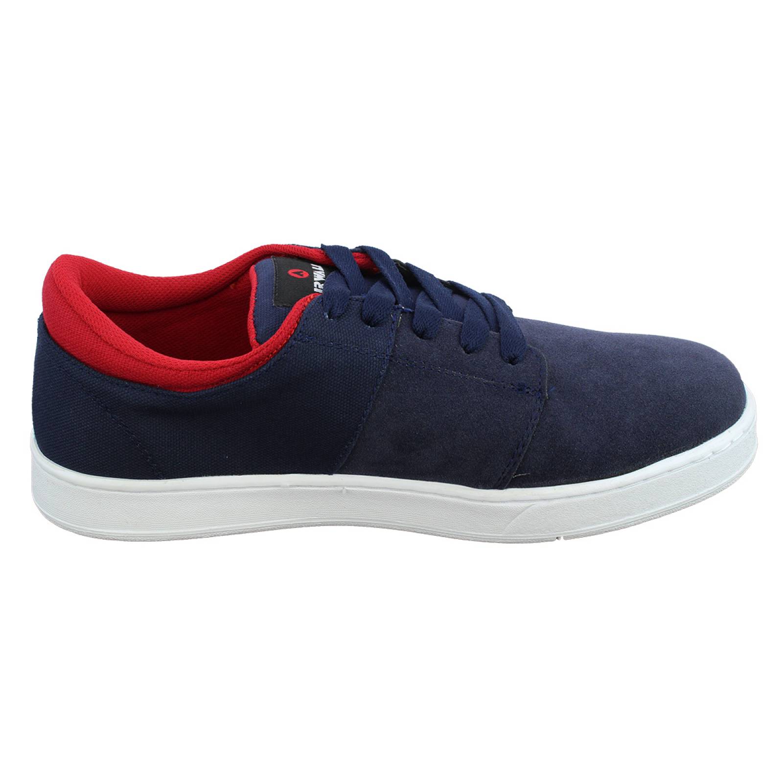 TENIS AIRWALK ROCCO CABALLERO AZUL ROJO