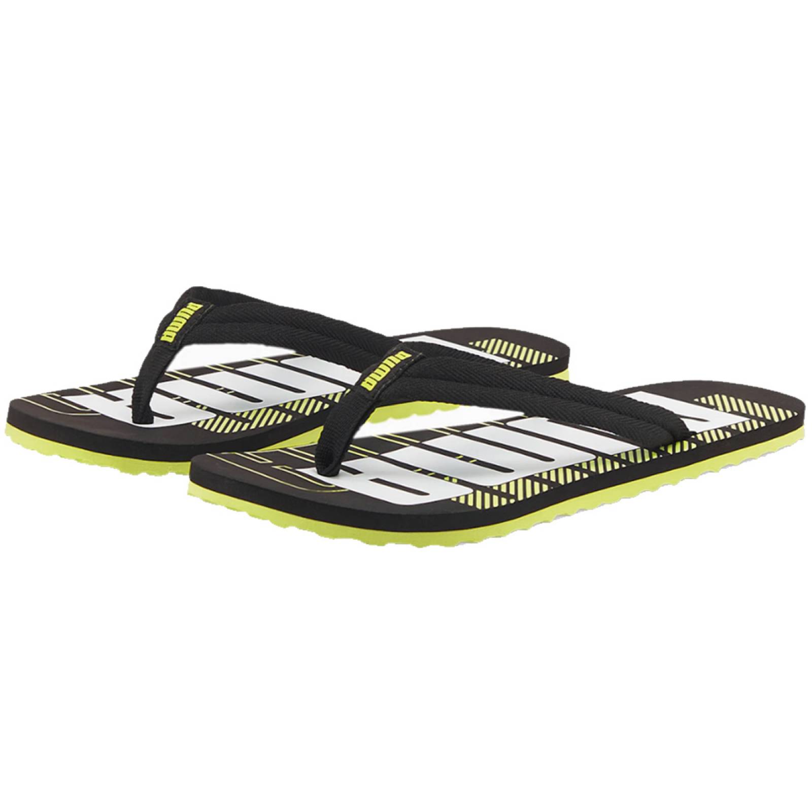 SANDALIA PUMA EPIC FLIP NEGRO VERDE 38308201