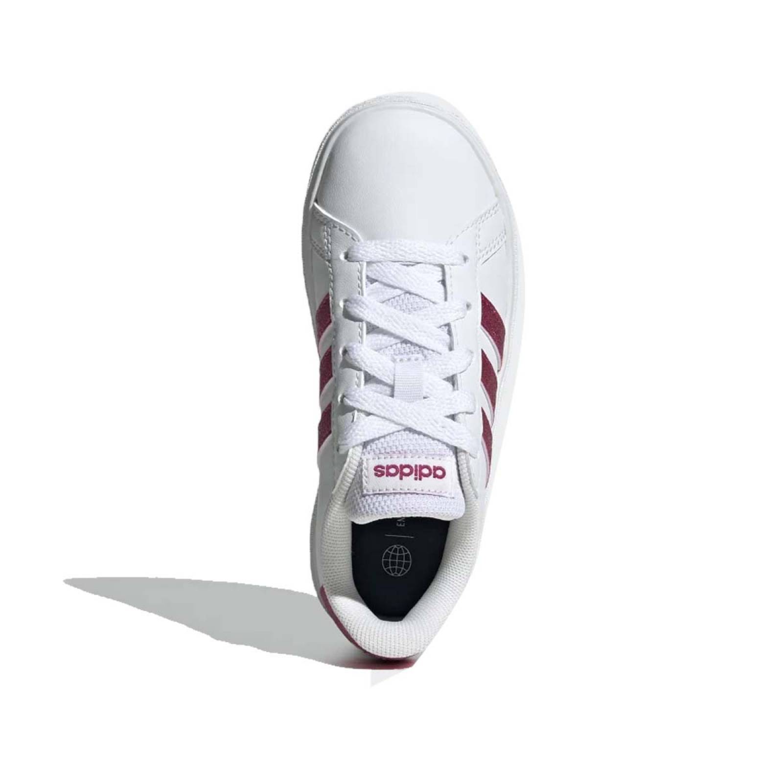 TENIS ADIDAS GRAND COURT 2.0 BLANCO ROSA GY4764