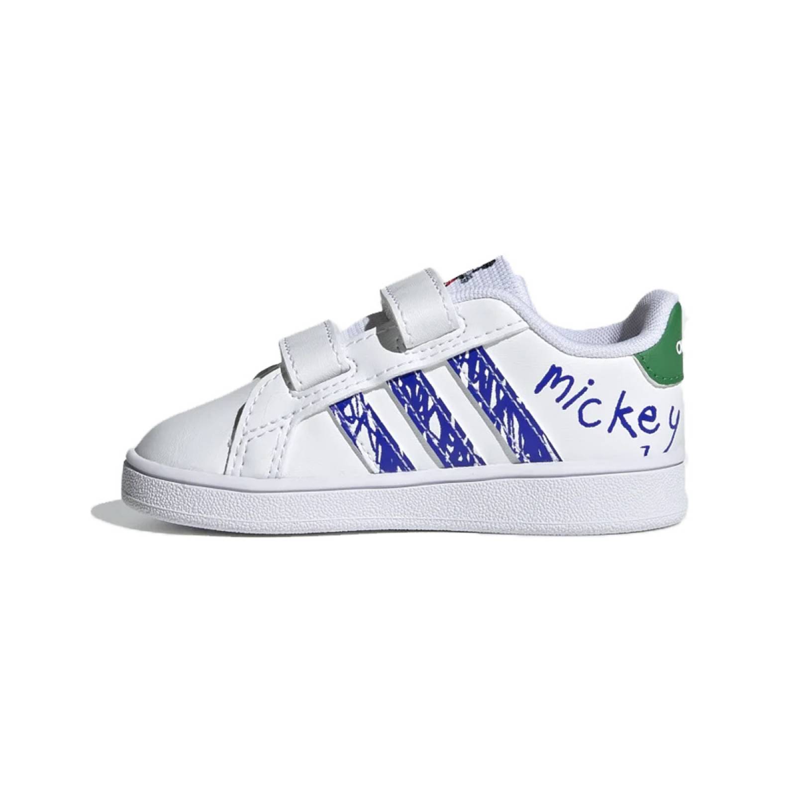 TENIS ADIDAS X DISNEY MICKEY MOUSE GRAND COURT GZ3317) (10.0 - 19.0)