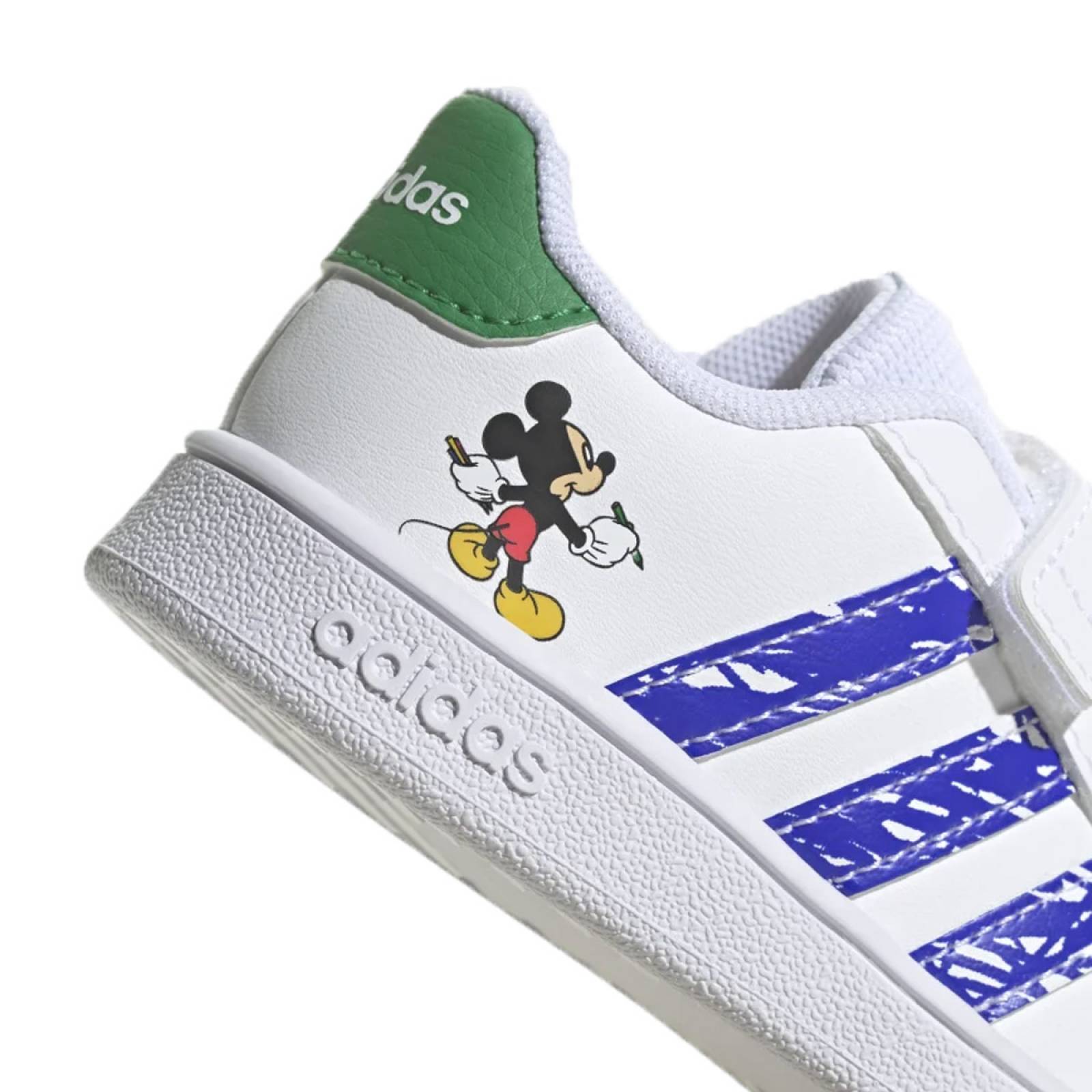 TENIS ADIDAS X DISNEY MICKEY MOUSE GRAND COURT GZ3317) (10.0 - 19.0)