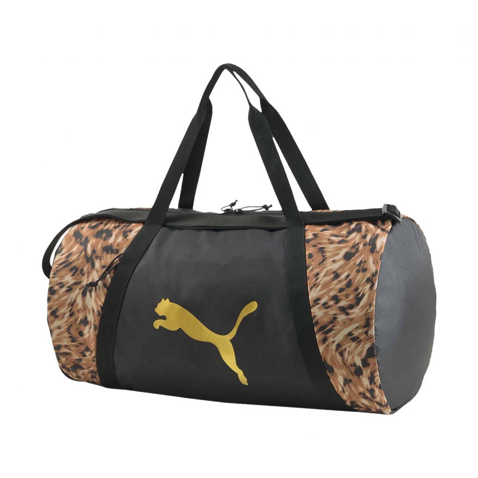 MALETA PUMA ESSENTIAL BARREL NEGRO LEOPARDO 07922701