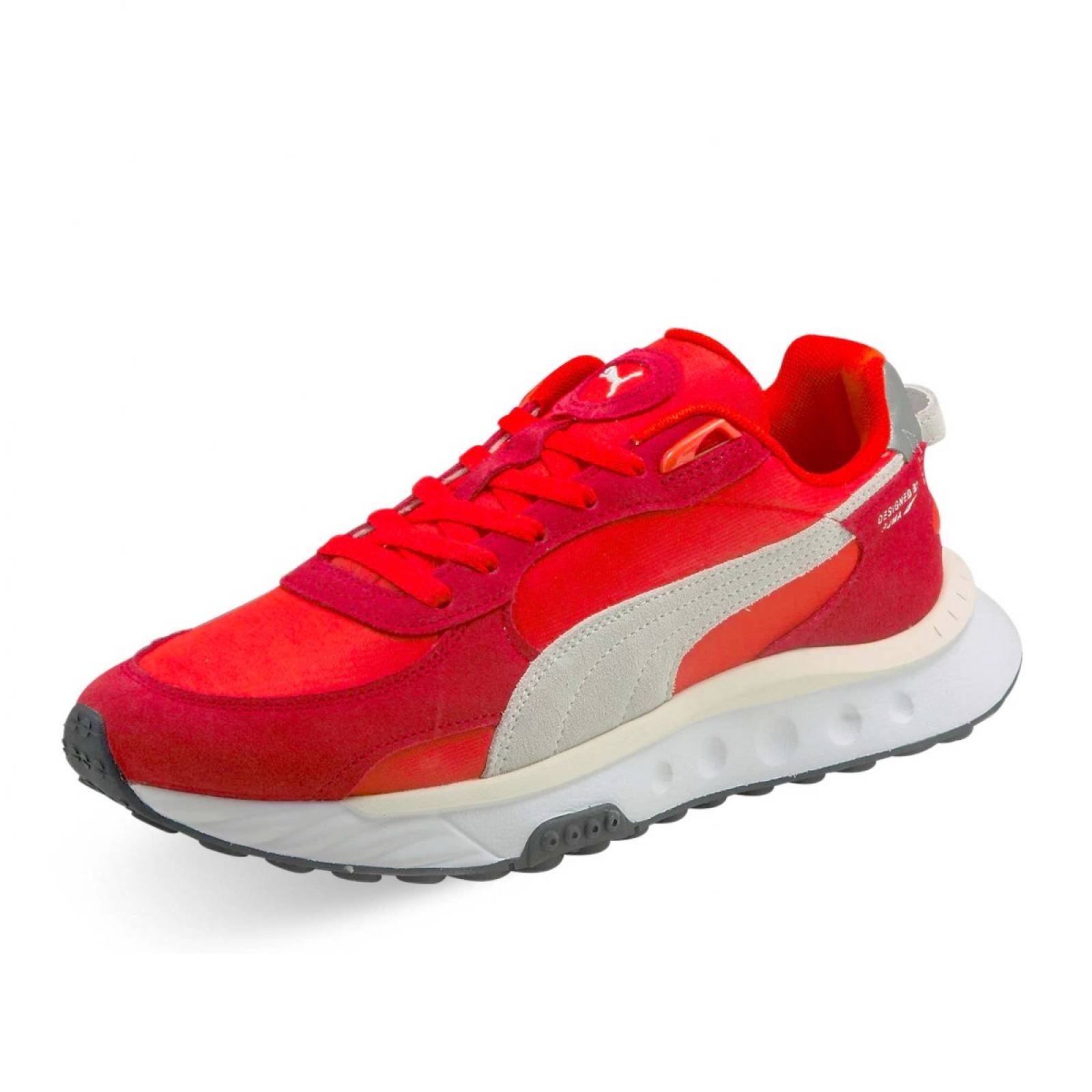 TENIS PUMA WILD RIDER ROJO BLANCO 38163703