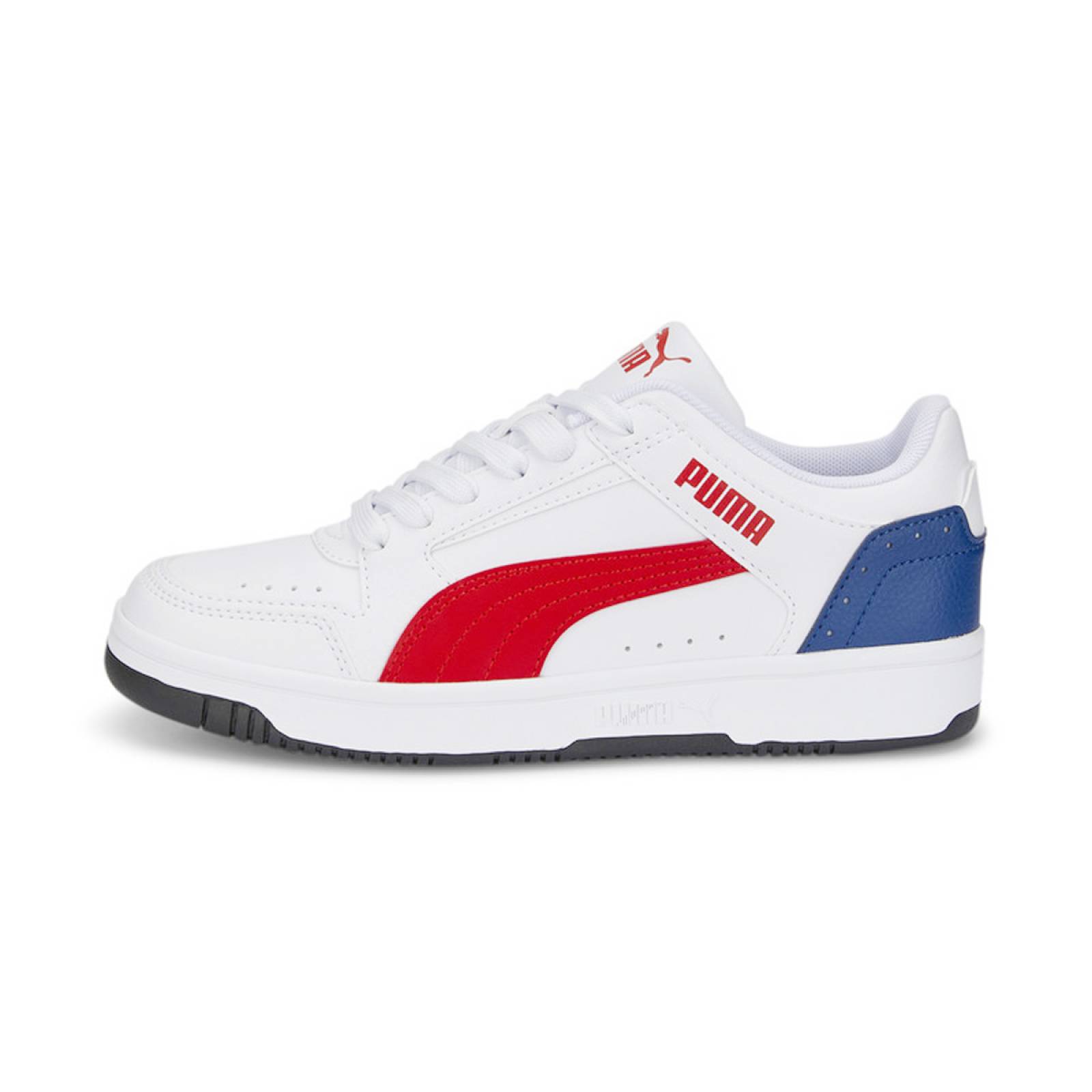 TENIS PUMA REBOUND JOY LOW JR BLANCO AZUL 38198409