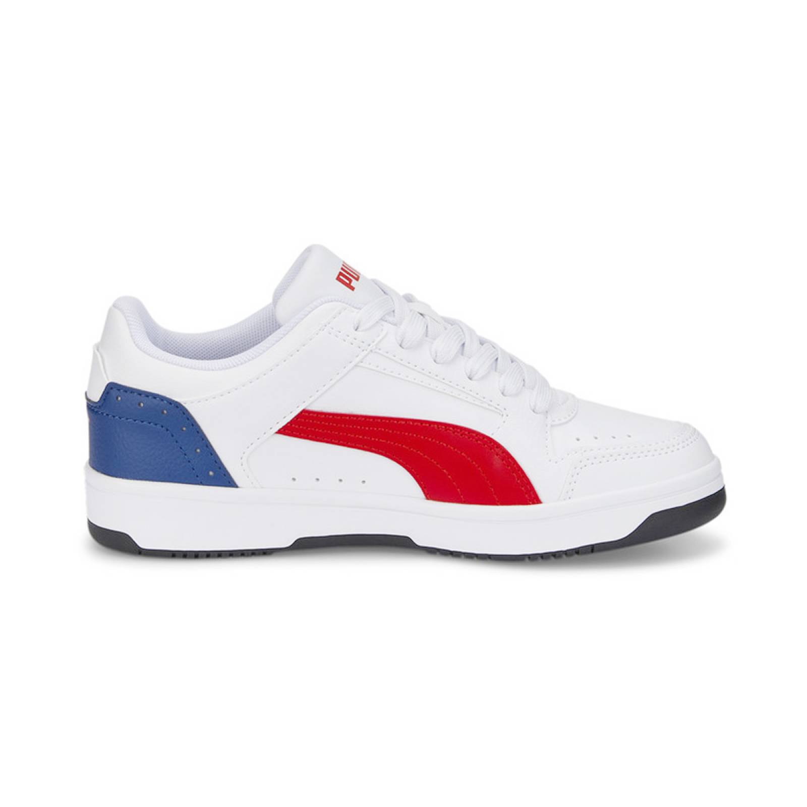 TENIS PUMA REBOUND JOY LOW JR BLANCO AZUL 38198409