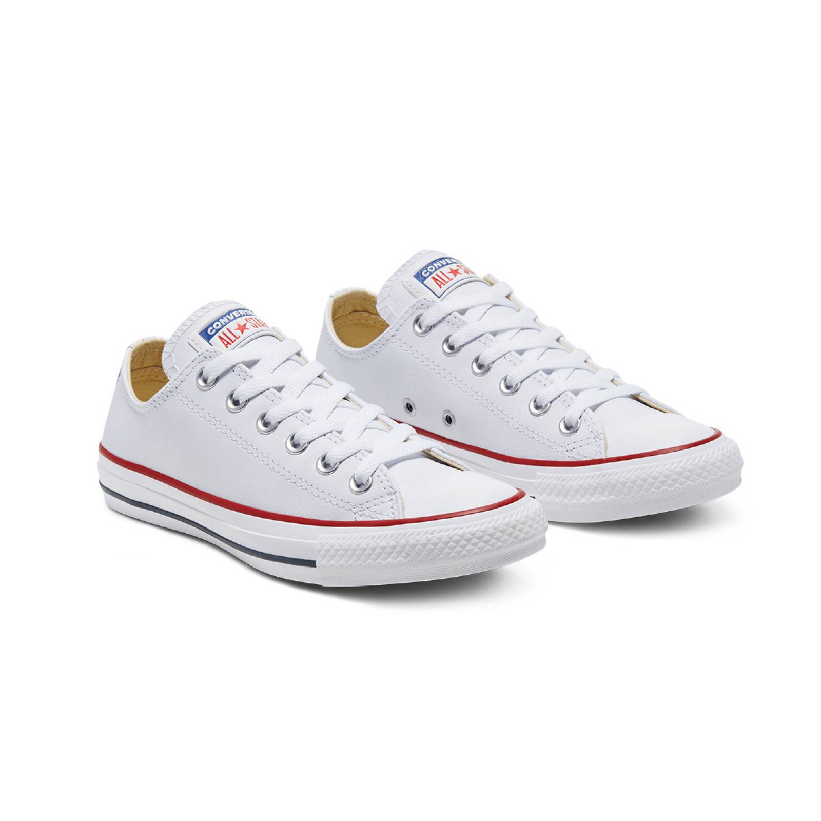 TENIS CONVERSE CHUCK TAYLOR CHOCLO PIEL BLANCO 132173C