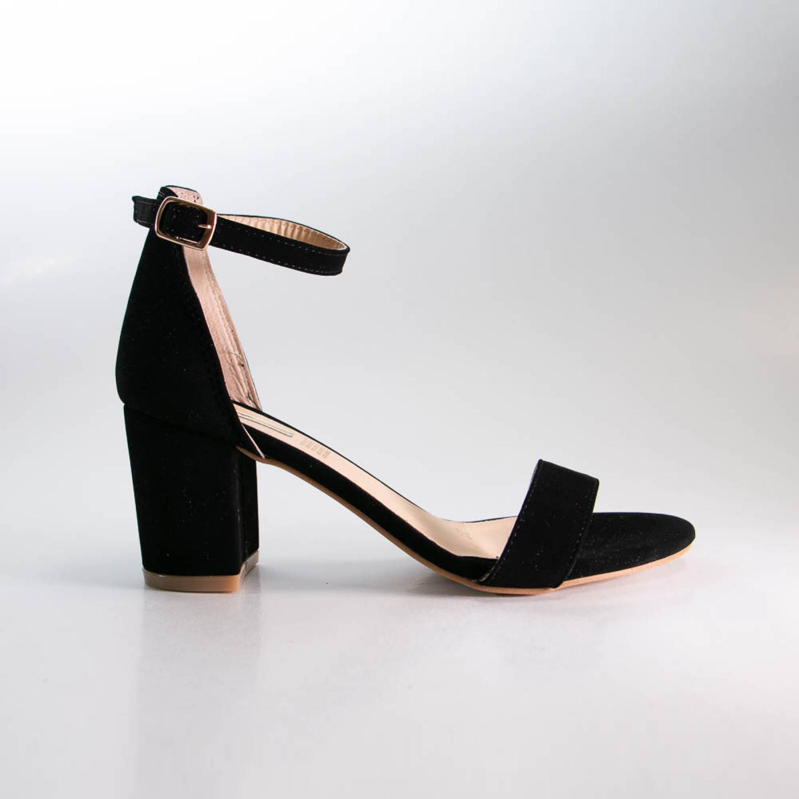 Sandalia, dama, negro, moda, 2017