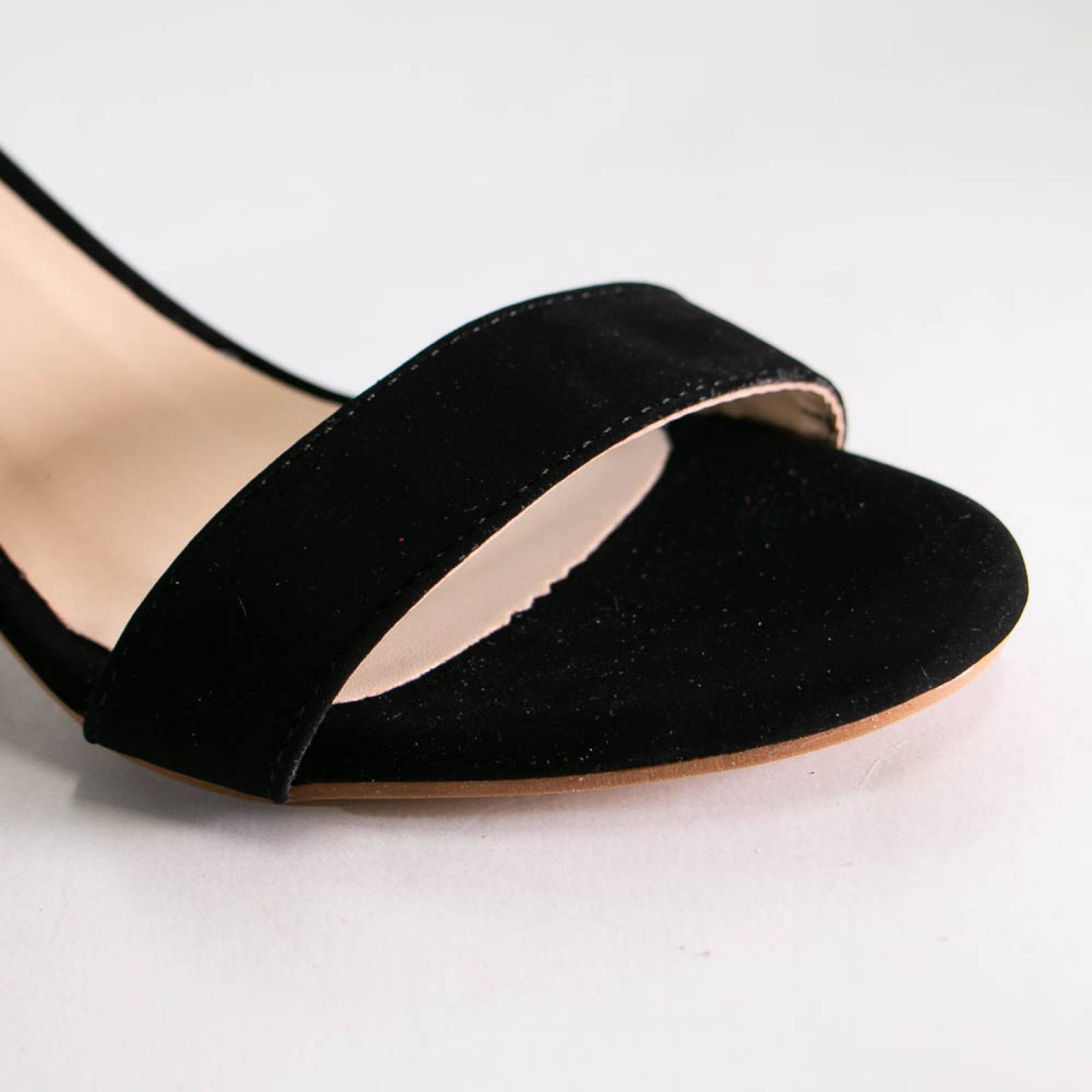 Sandalia, dama, negro, moda, 2017