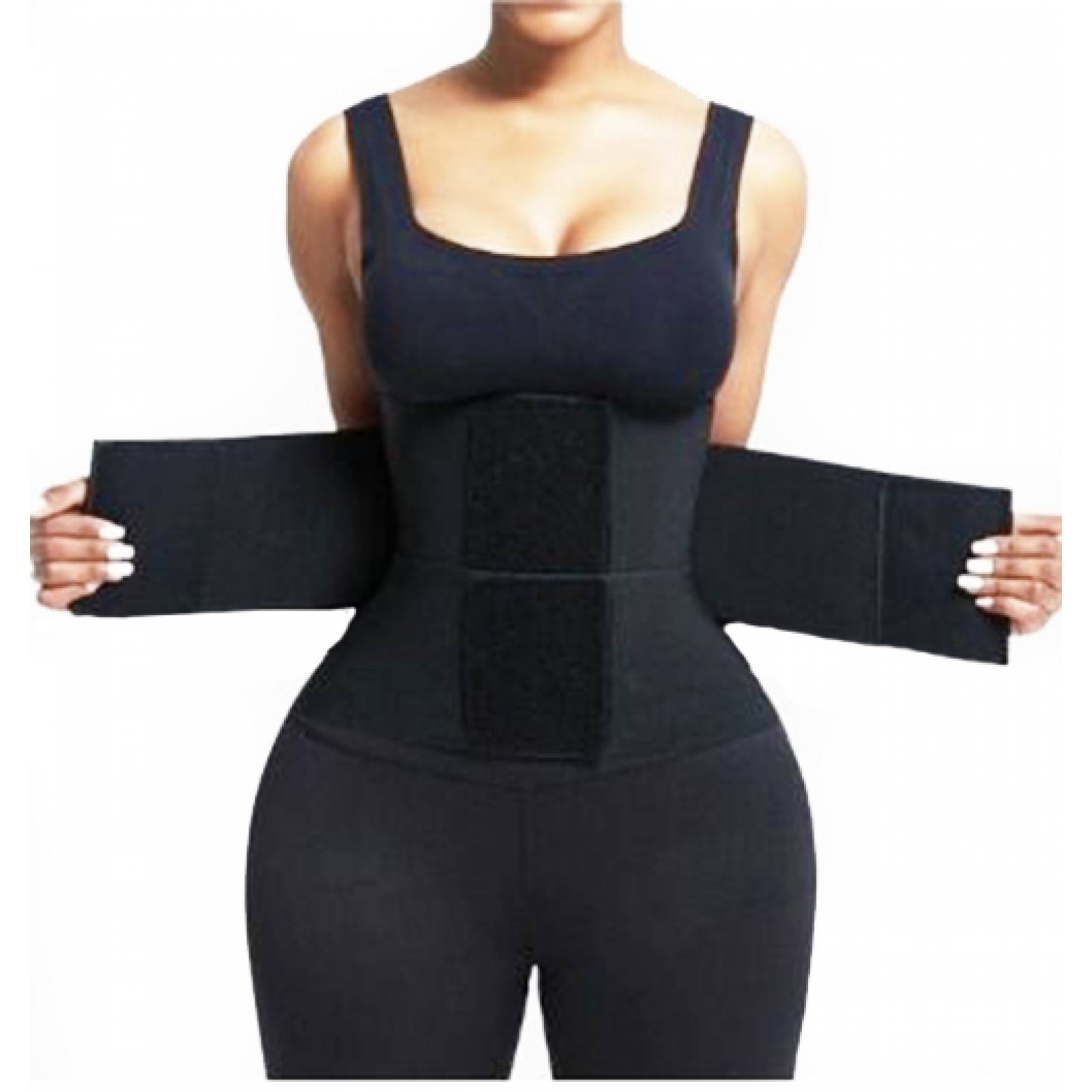 Faja 3 Velcros Talle Corto 25 cm Triple Ajuste Compresion Mujer