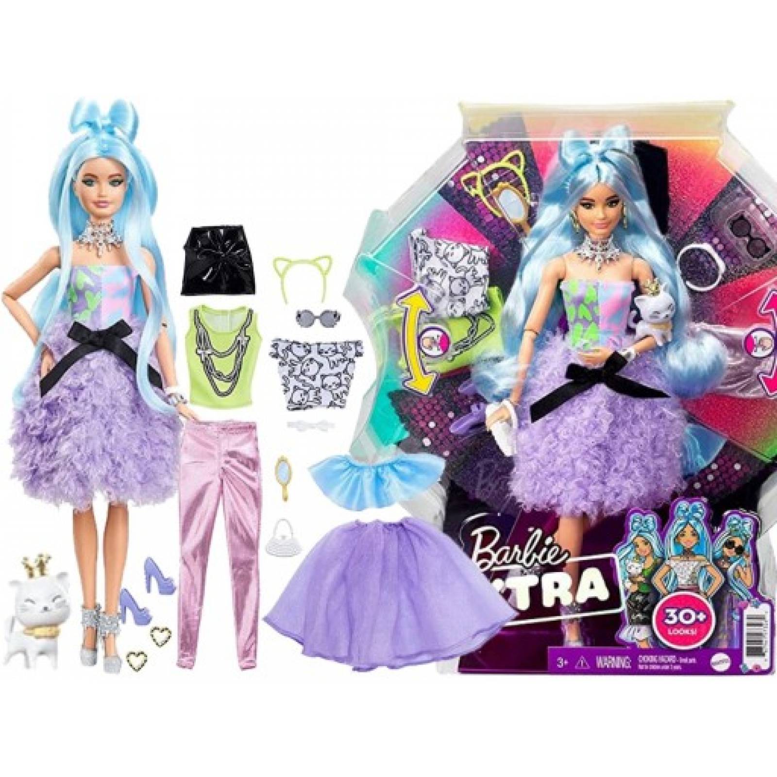Barbie Extra 2021 Deluxe 30+ Looks - Collection Collector - Fabriquée En Indonésie - NRFB
