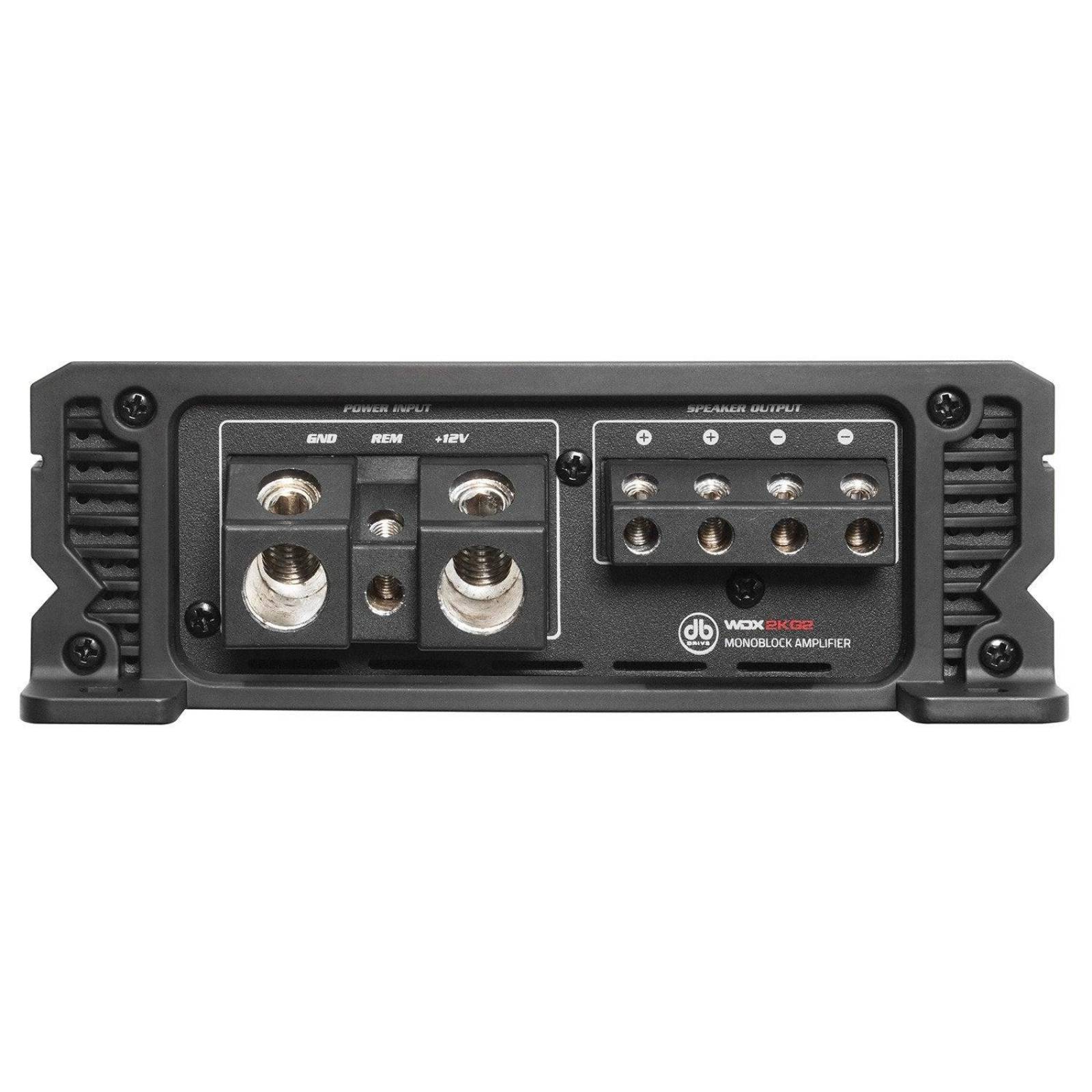 Amplificador Monoblock DB Drive WDX 2KG2 2000 Watts Cla ... .